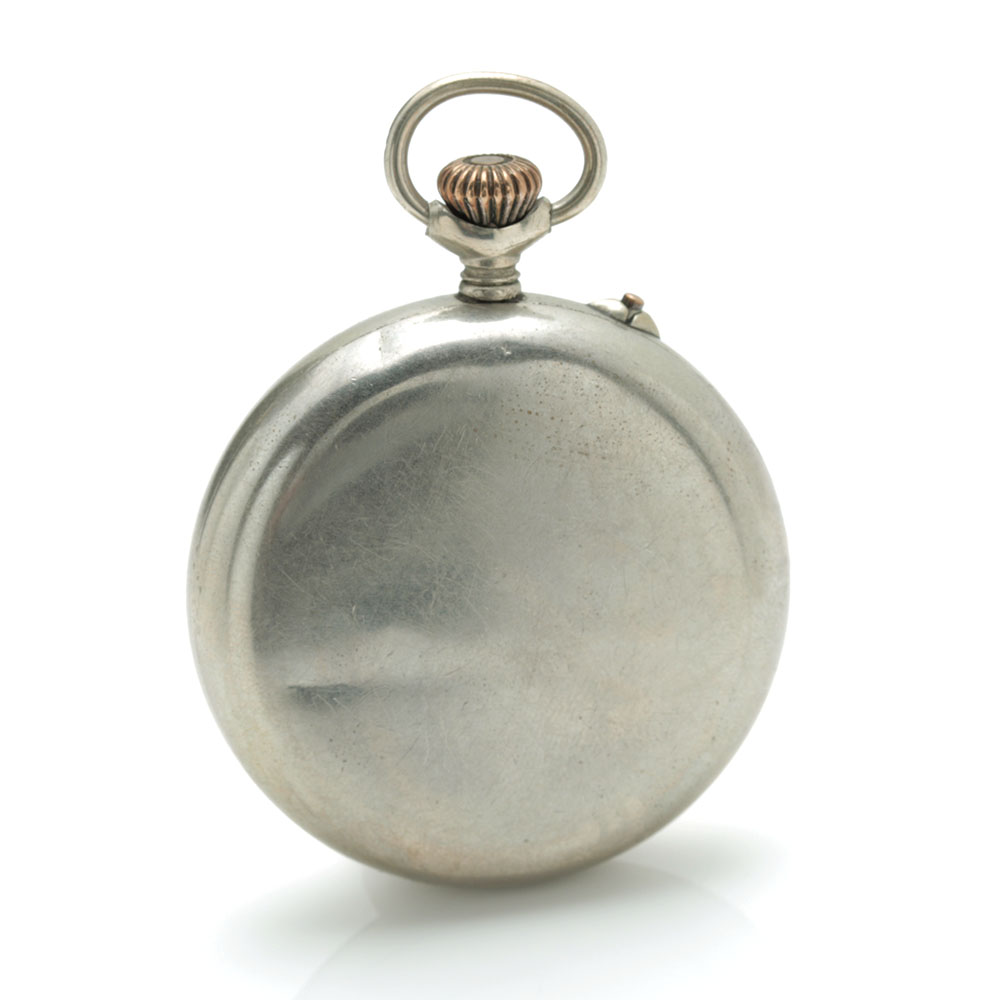 Gre Roskopf Patent Tri-Tone Pocket Watch