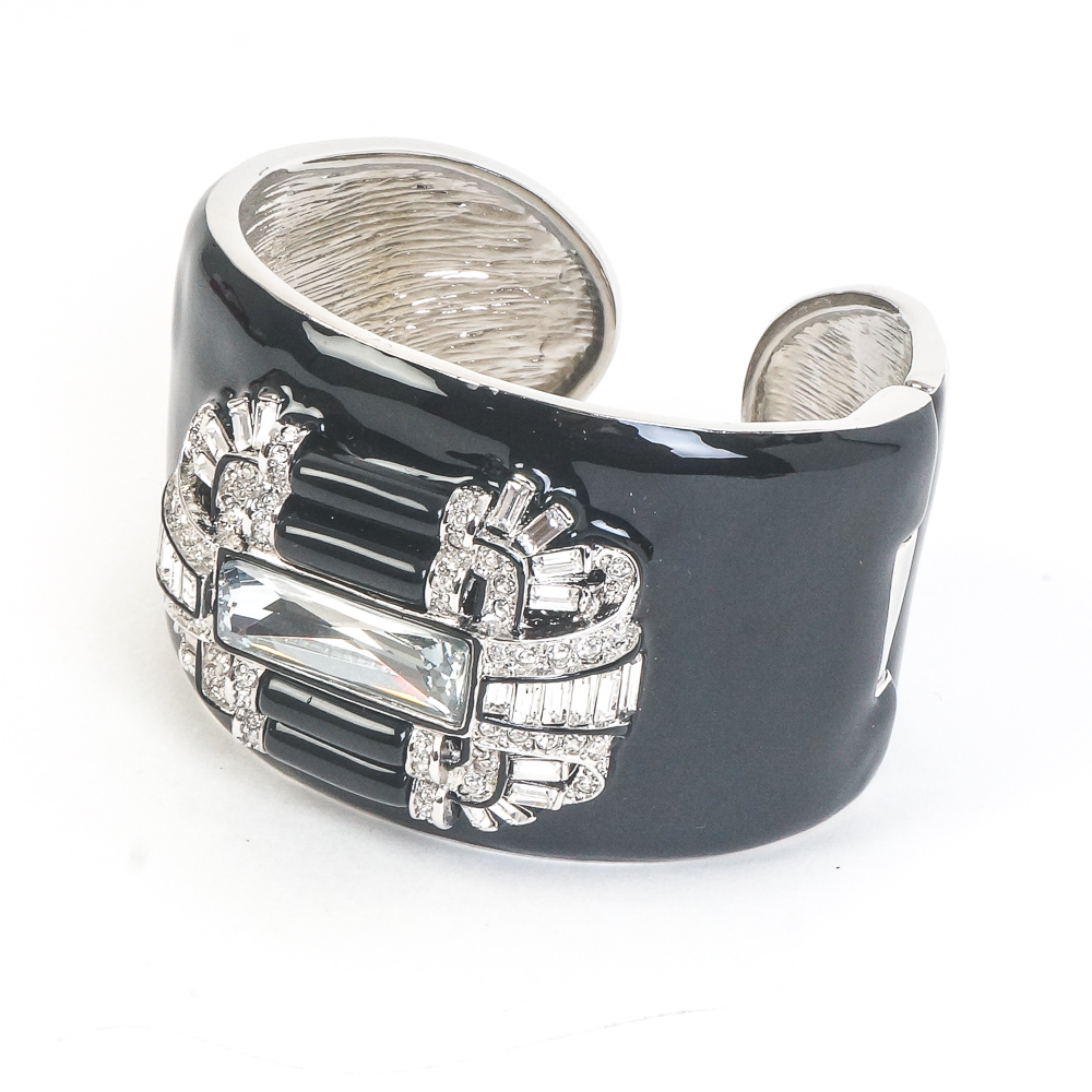 Kenneth Jay Lane Enamel Cuff Bracelet
