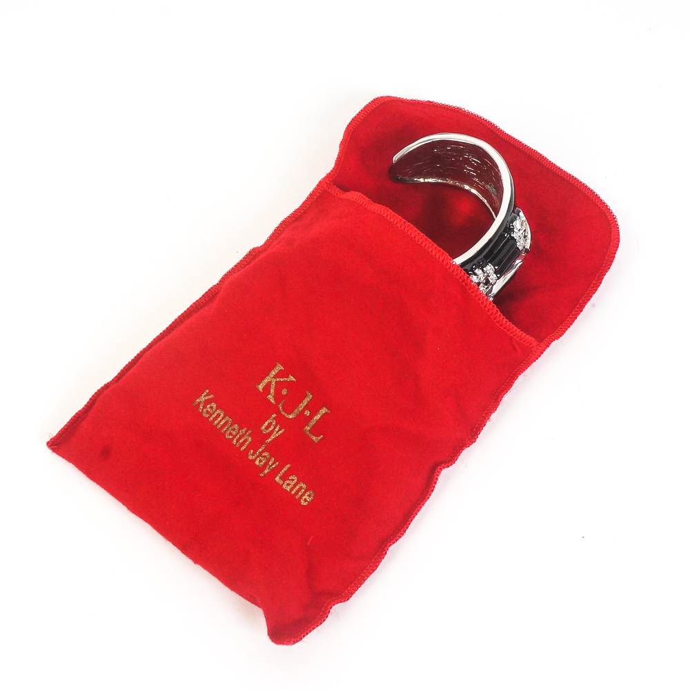 Kenneth Jay Lane Enamel Cuff Bracelet