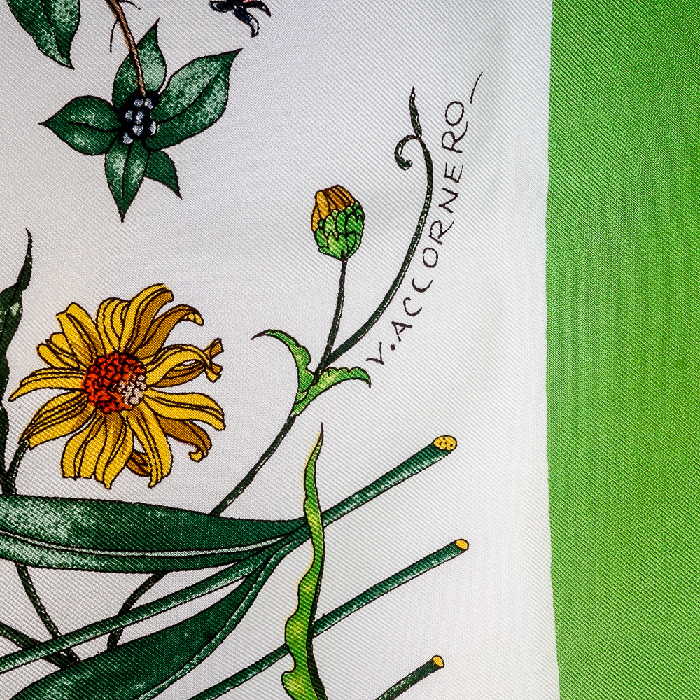 Vittorio Accornero for Gucci Italian Silk Scarf