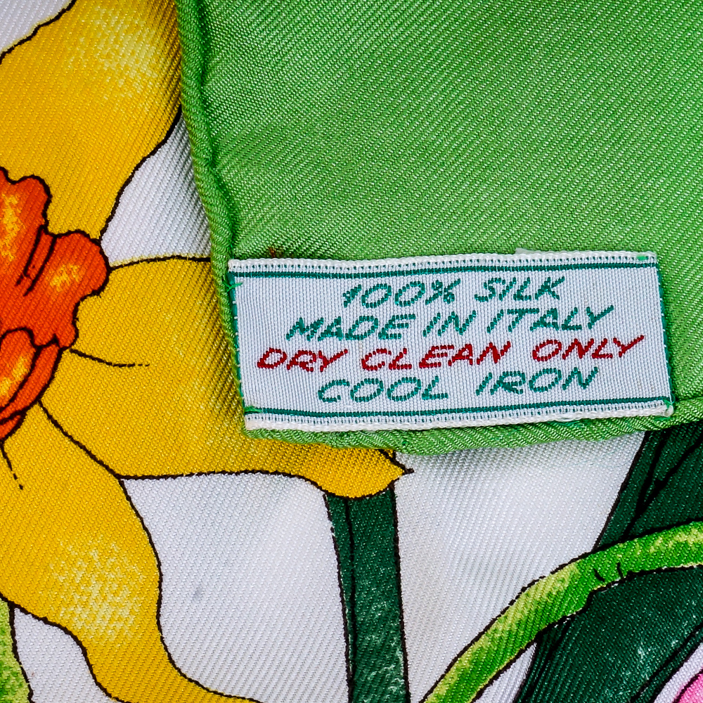 Vittorio Accornero for Gucci Italian Silk Scarf