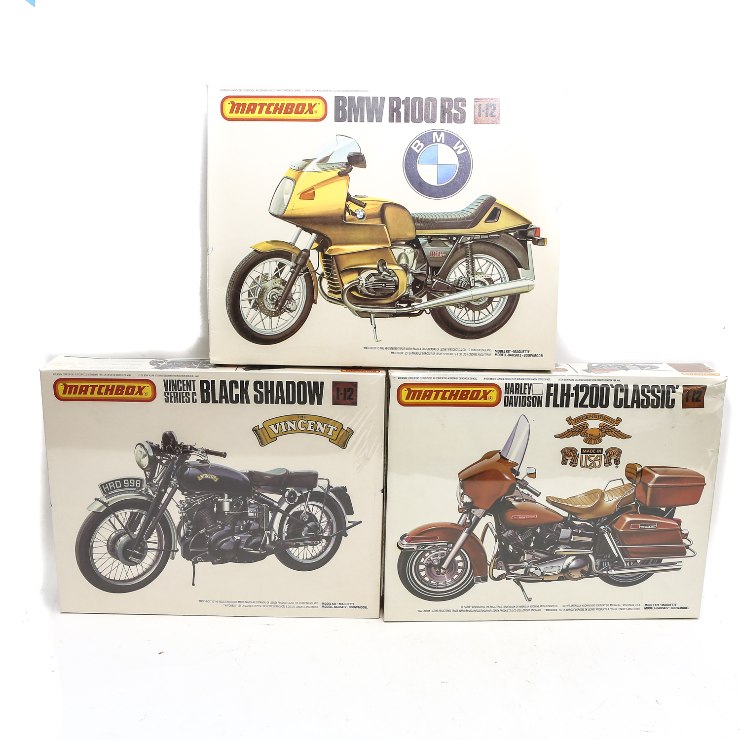 Vintage Matchbox Motorcycle Kits