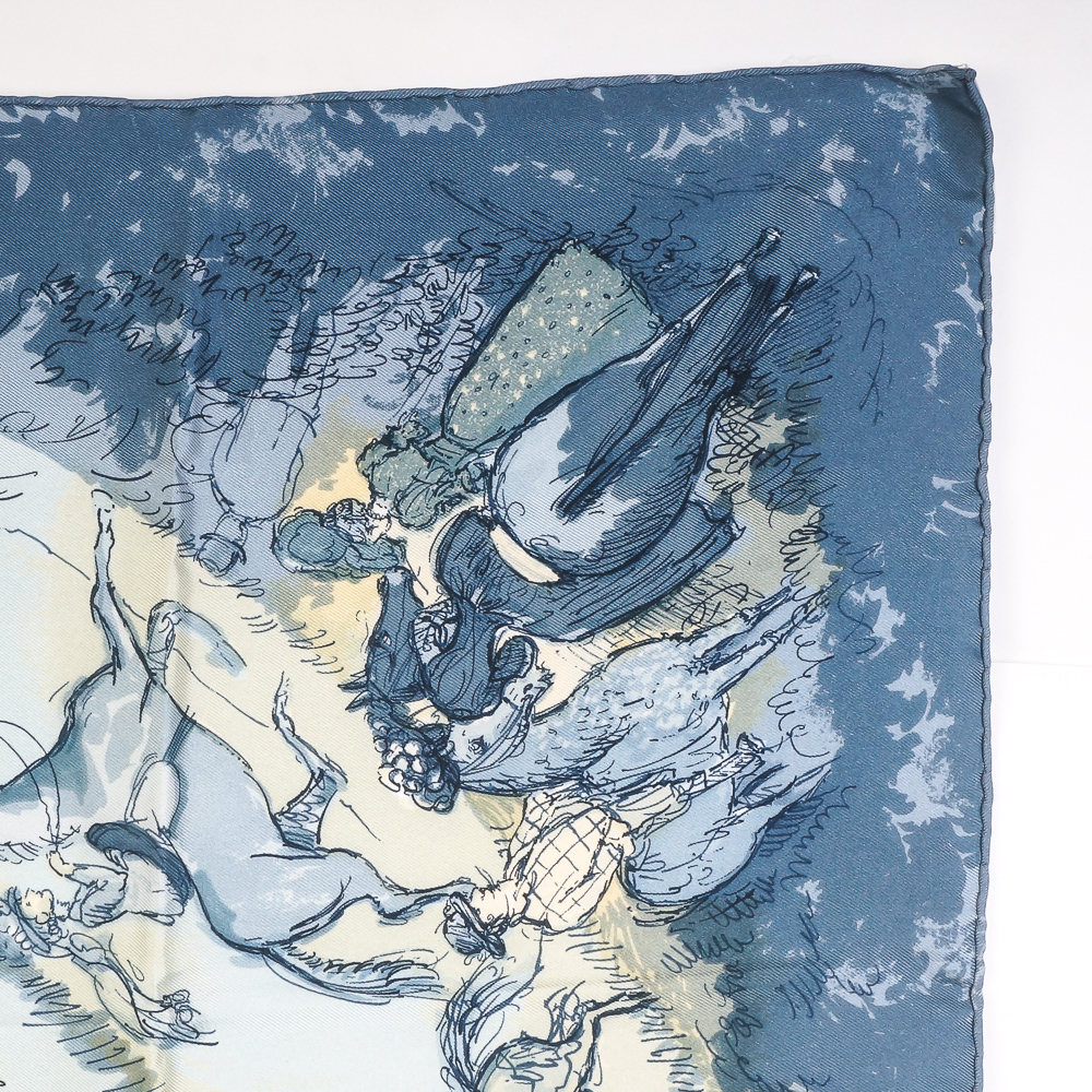 Hermés Silk Scarf in "Les Amazones" Pattern