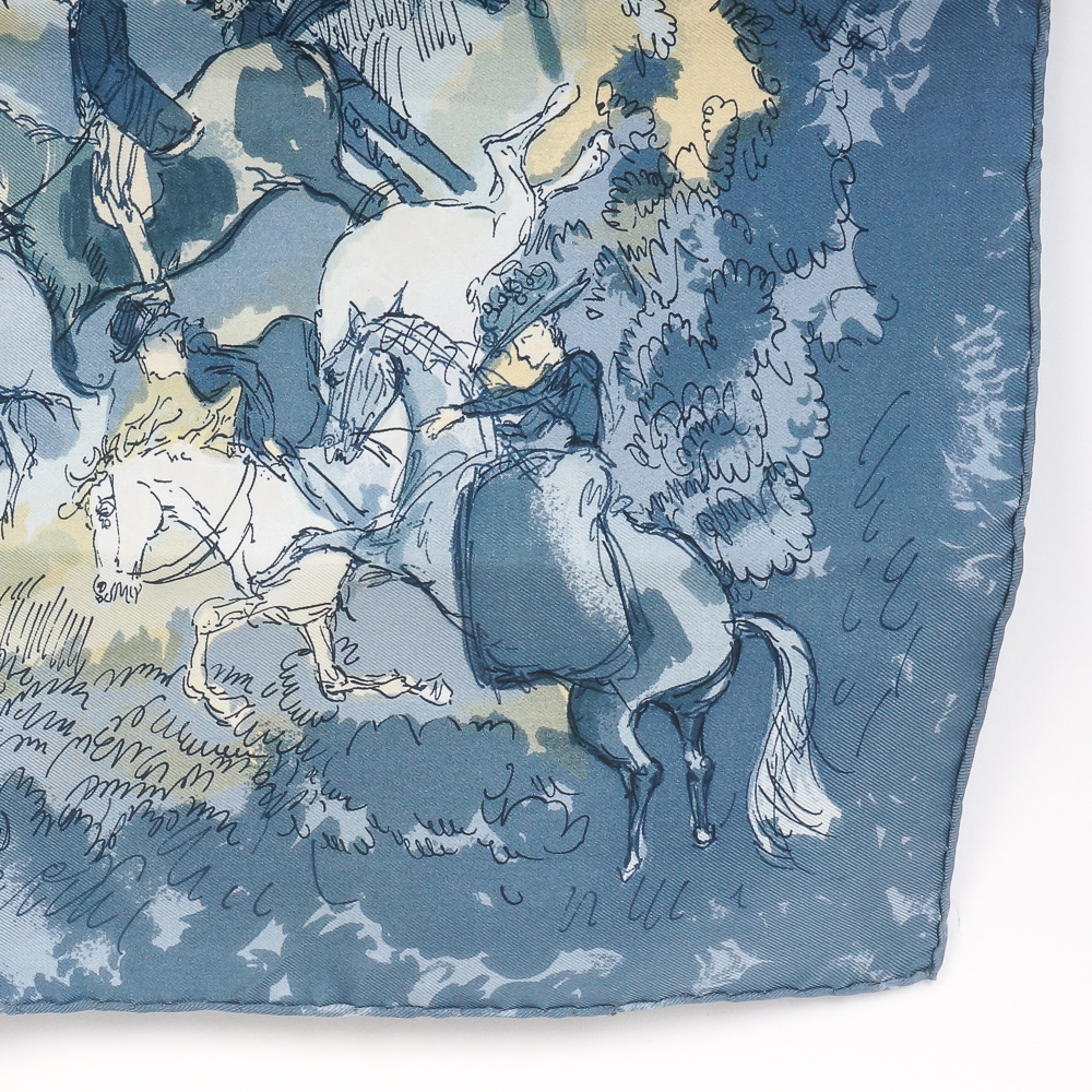 Hermés Silk Scarf in "Les Amazones" Pattern