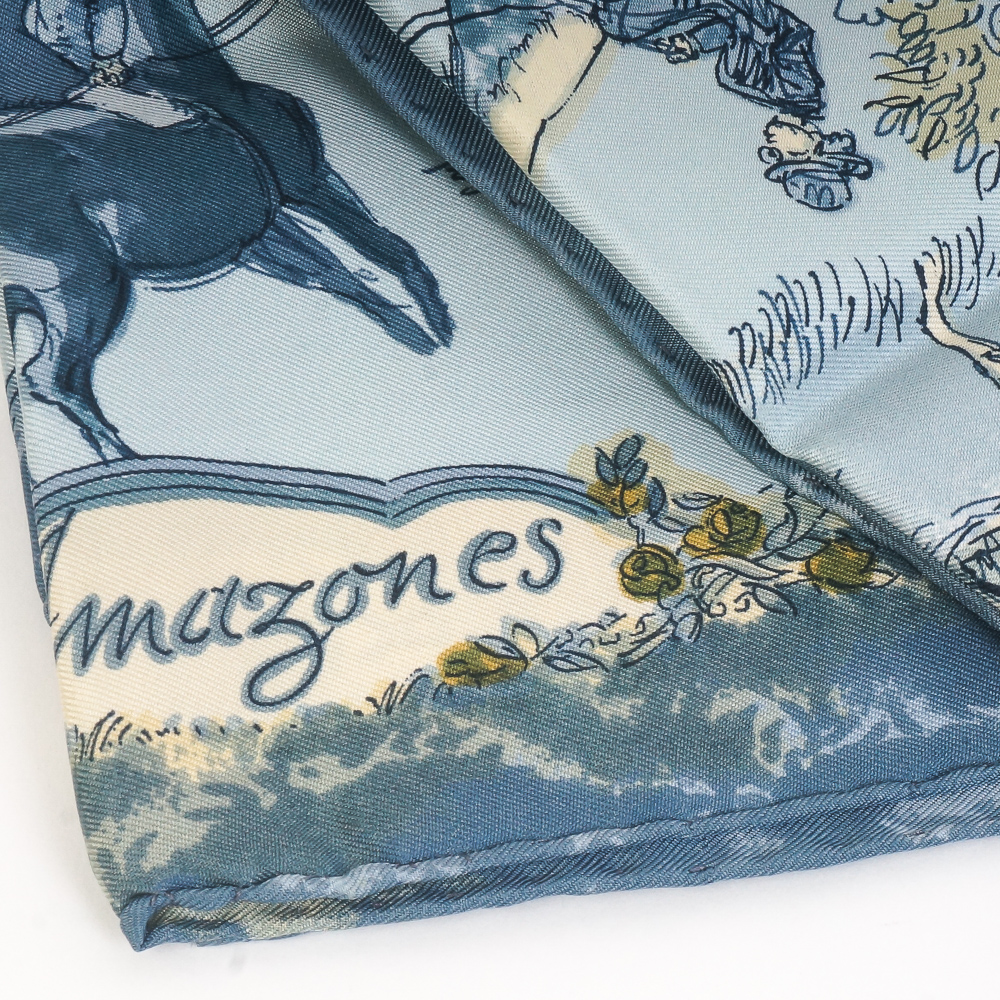 Hermés Silk Scarf in "Les Amazones" Pattern