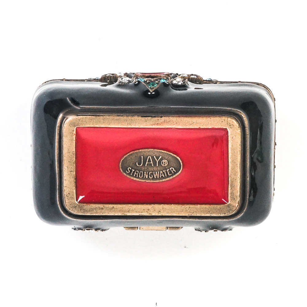 Trio of Jay Strongwater Pill Boxes