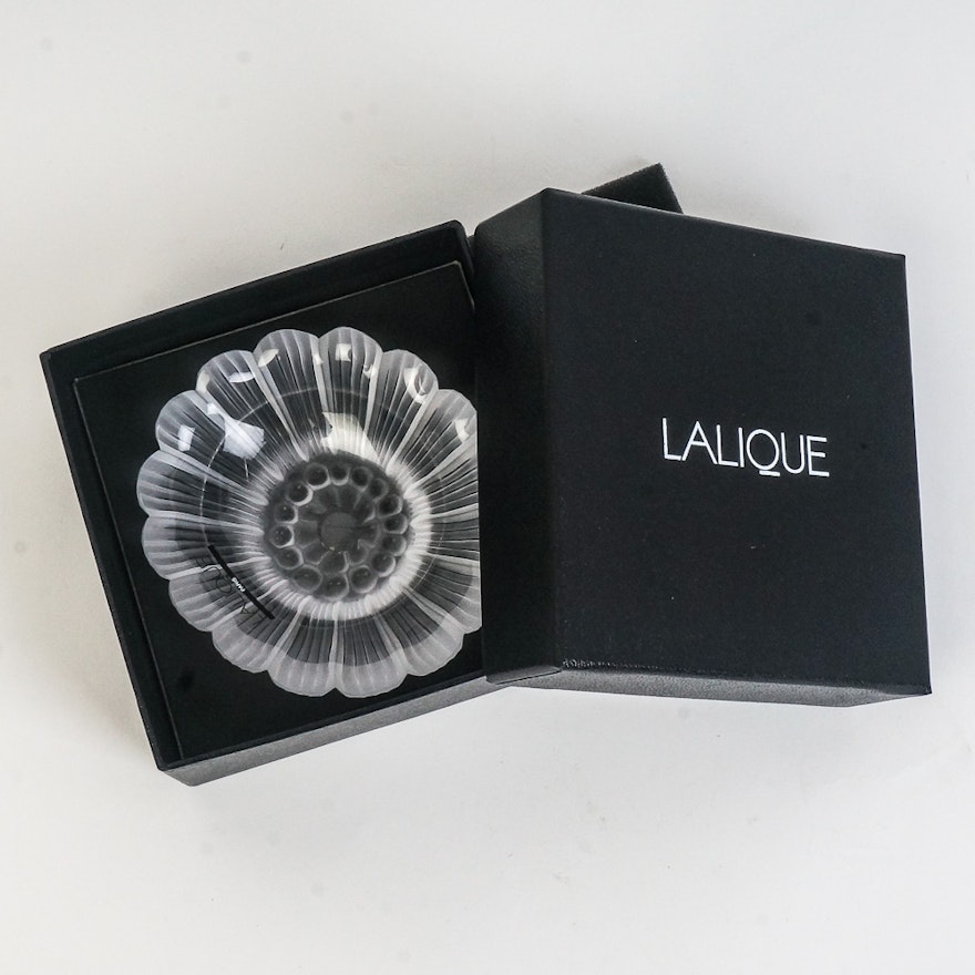 Lalique "Pâquerettes" Crystal Dish