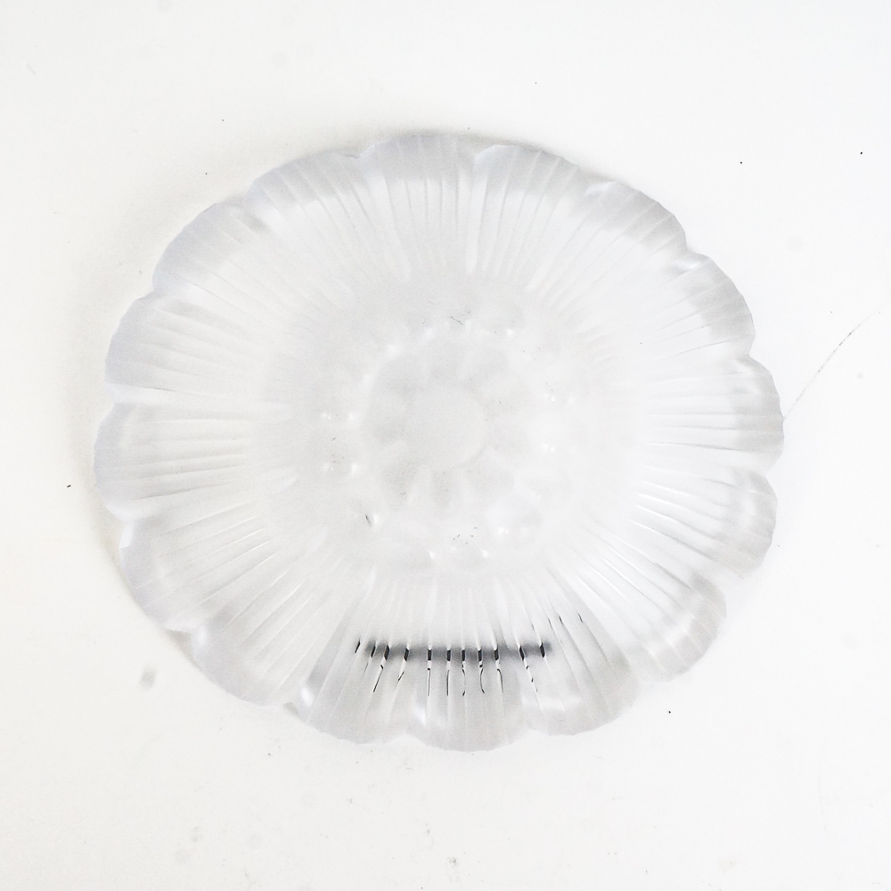 Lalique "Pâquerettes" Crystal Dish