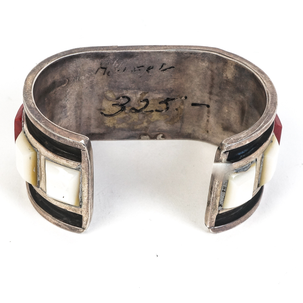 Southwest Inspired Sterling Silver and Multi-Stone Cuff Bracelet