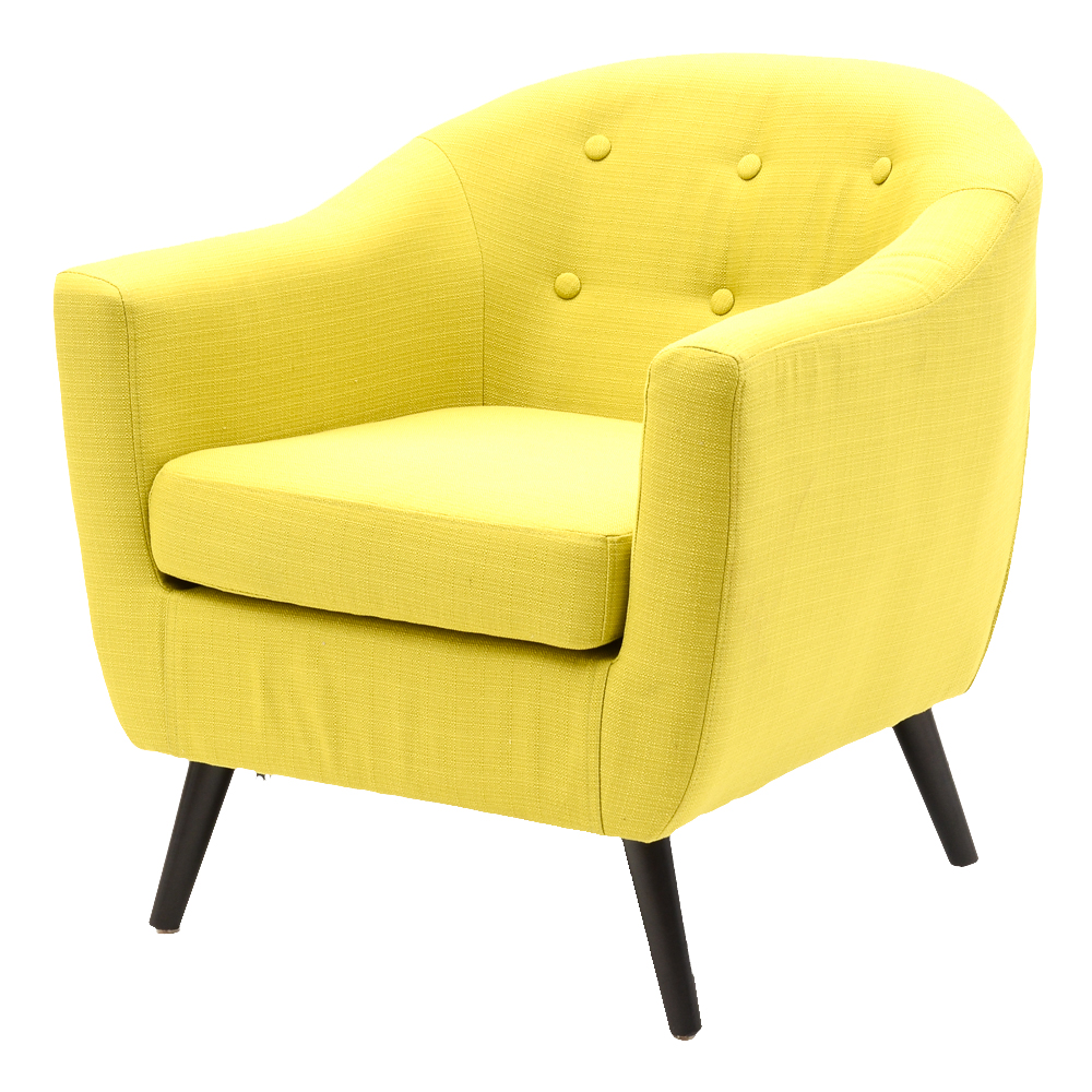 Pair of Modway Armchairs in Bright Green