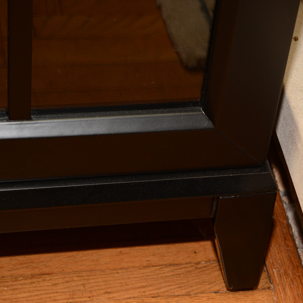 Crate and Barrel Wooden Display Cabinet