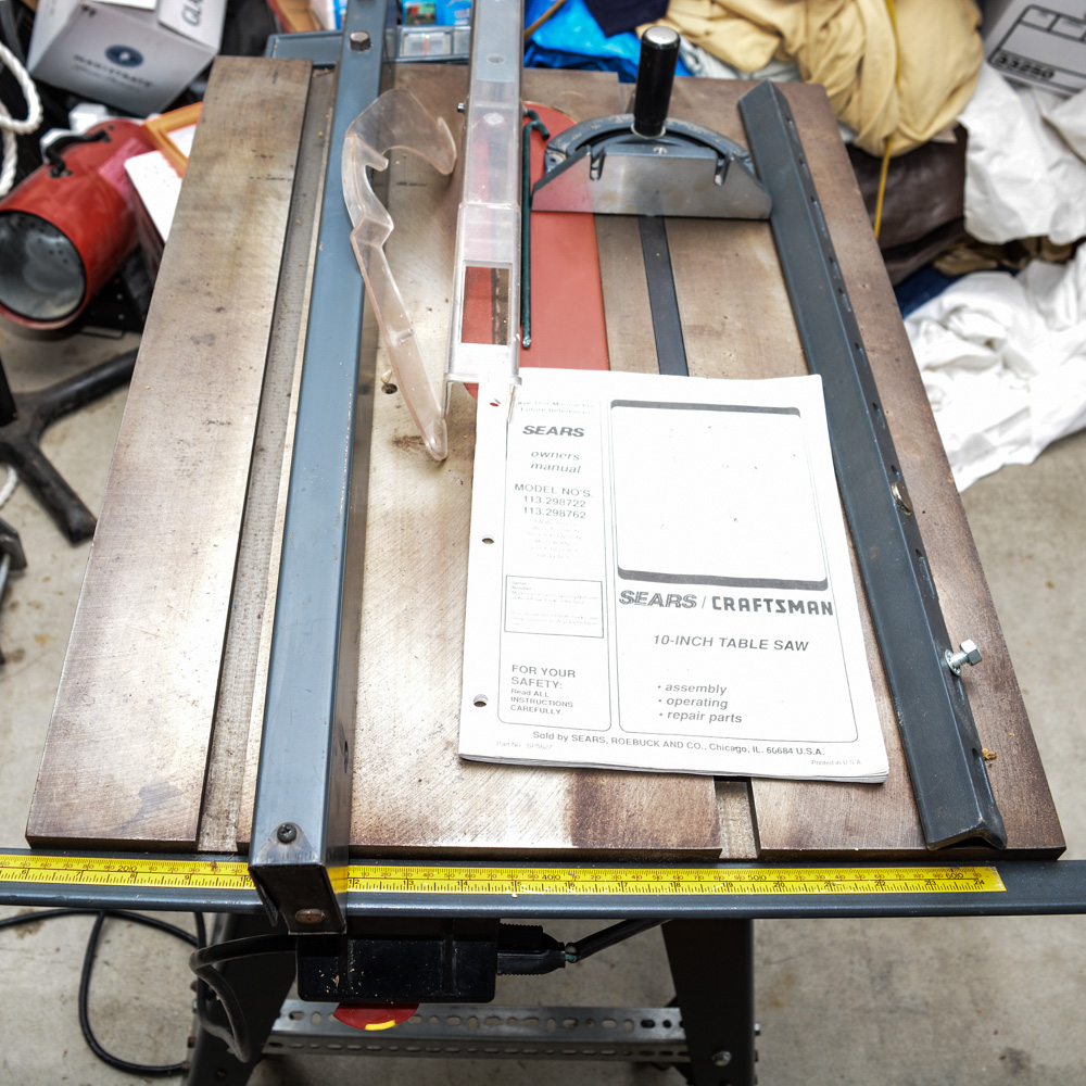 Sears/Craftsman 10-inch Table Saw