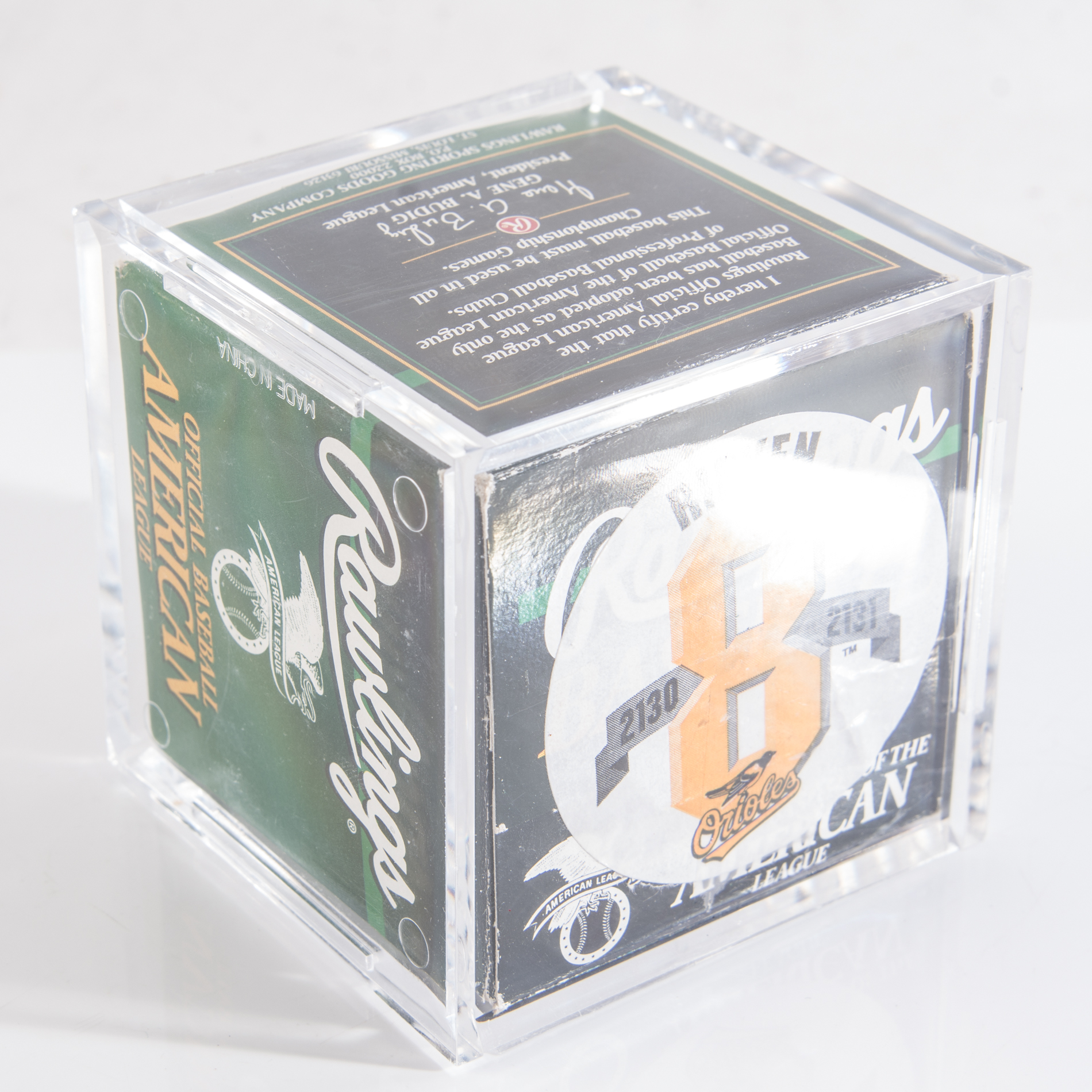 Cal Ripken Signed Baseball with Steiner COA