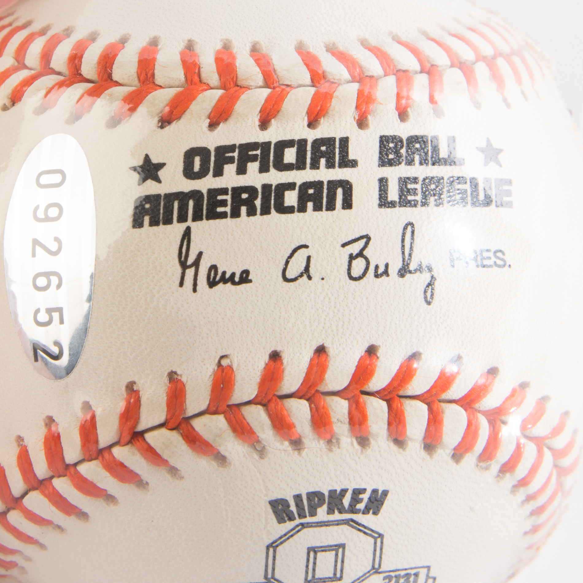 Cal Ripken Signed Baseball with Steiner COA