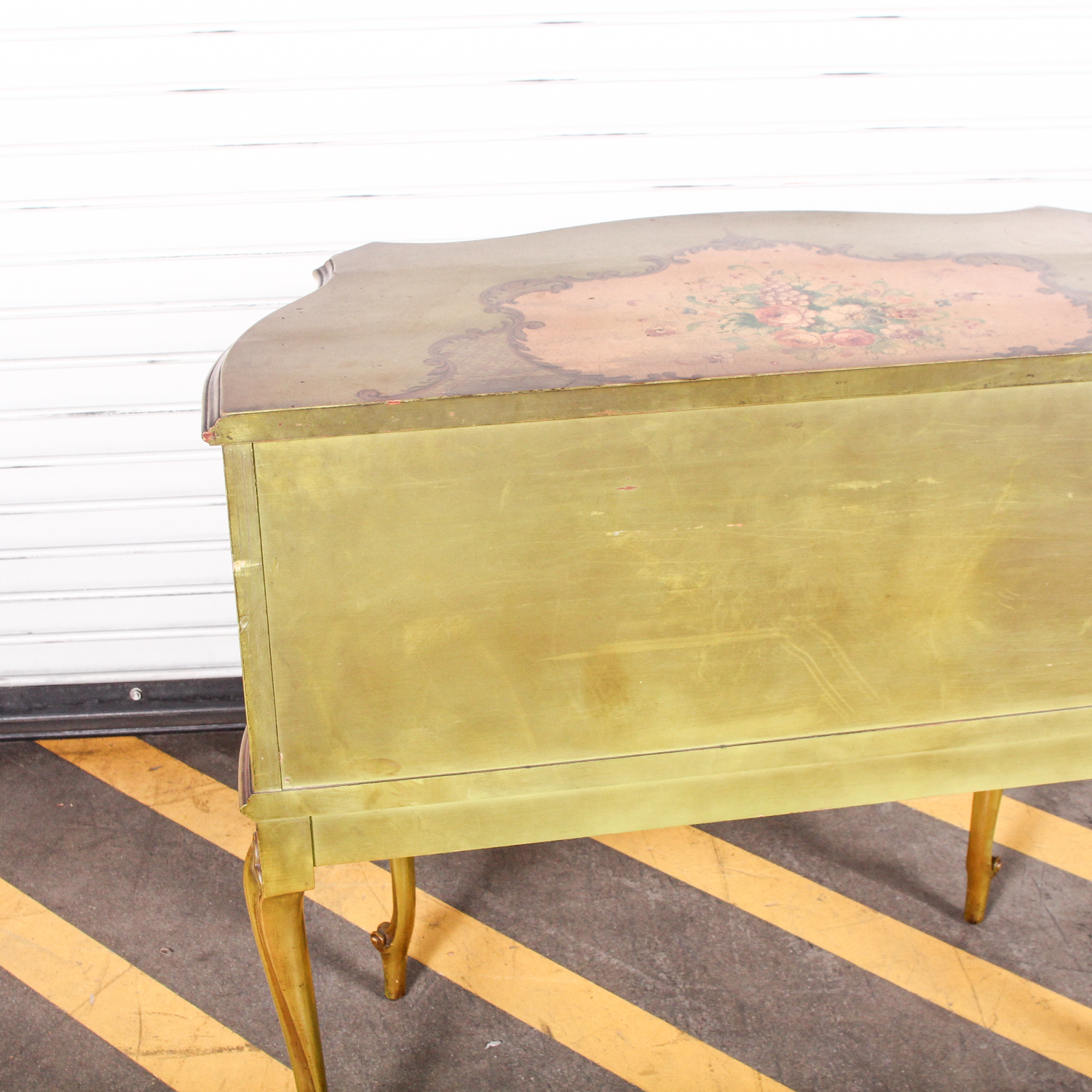 Vintage Reproduction of Decorative Hand Painted Chest of Drawers