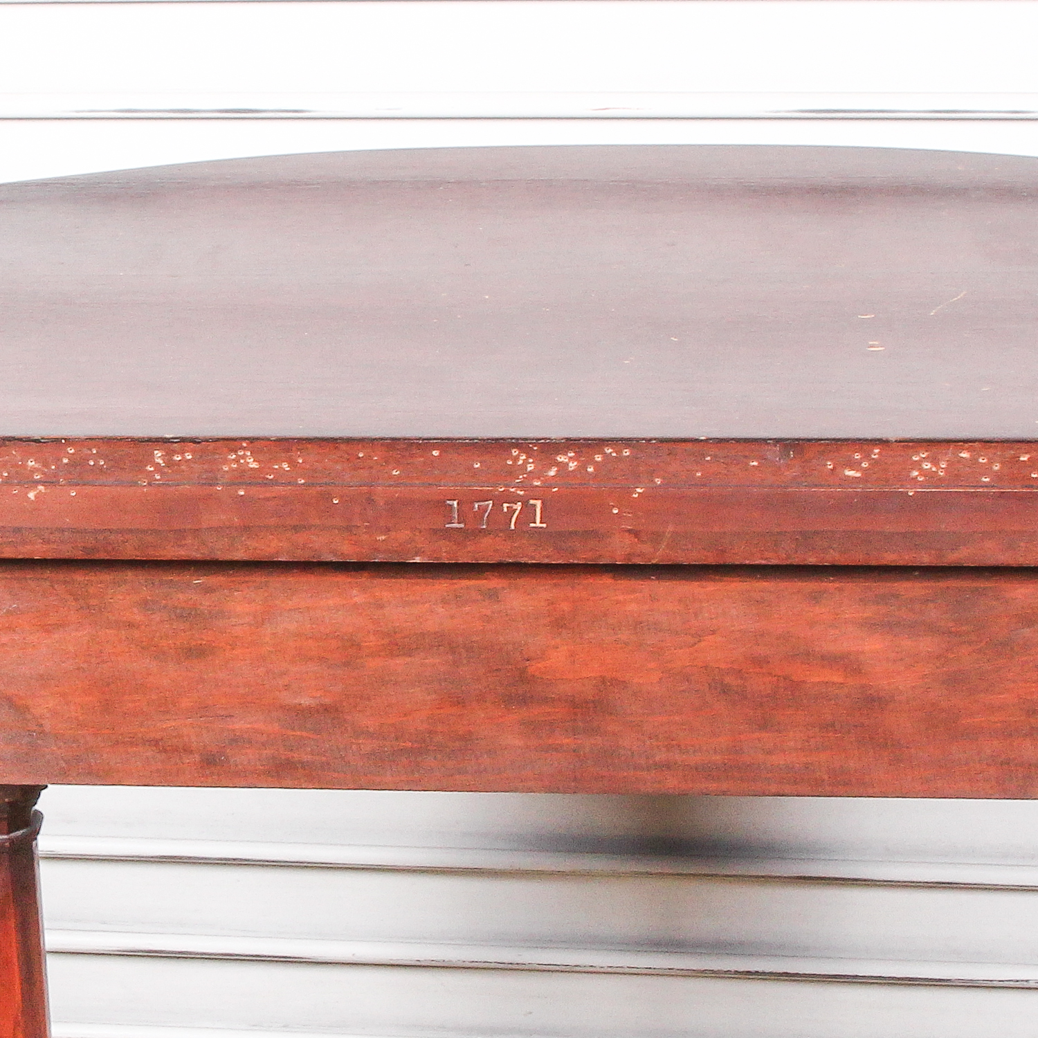 Console Table with Intricately Carved Apron