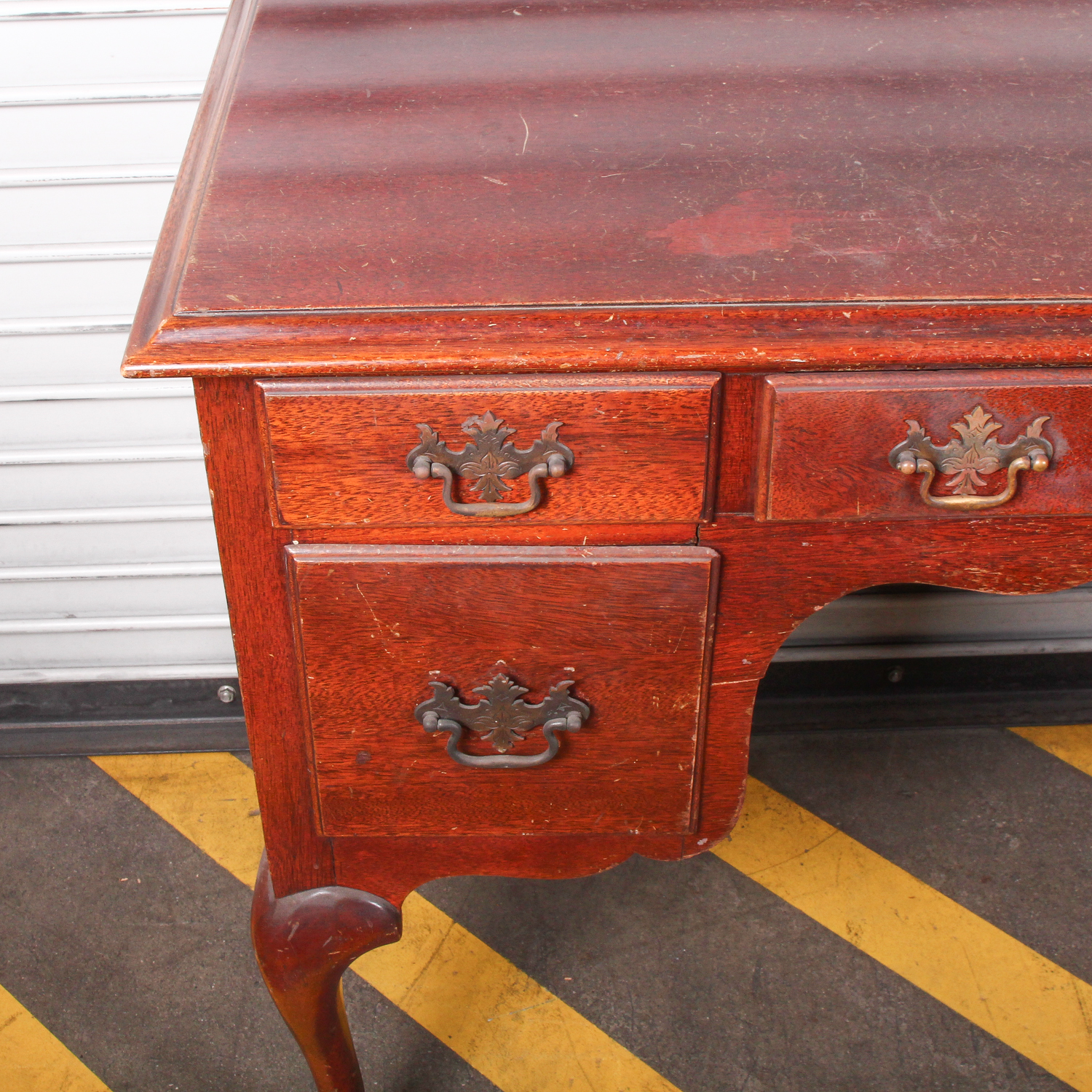 Vintage French Provincial Style Wooden Desk