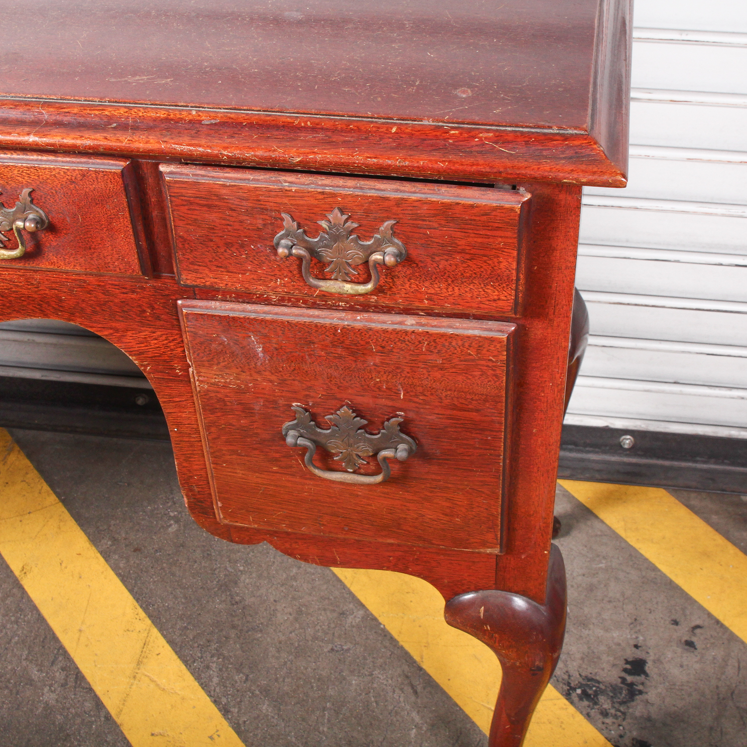 Vintage French Provincial Style Wooden Desk