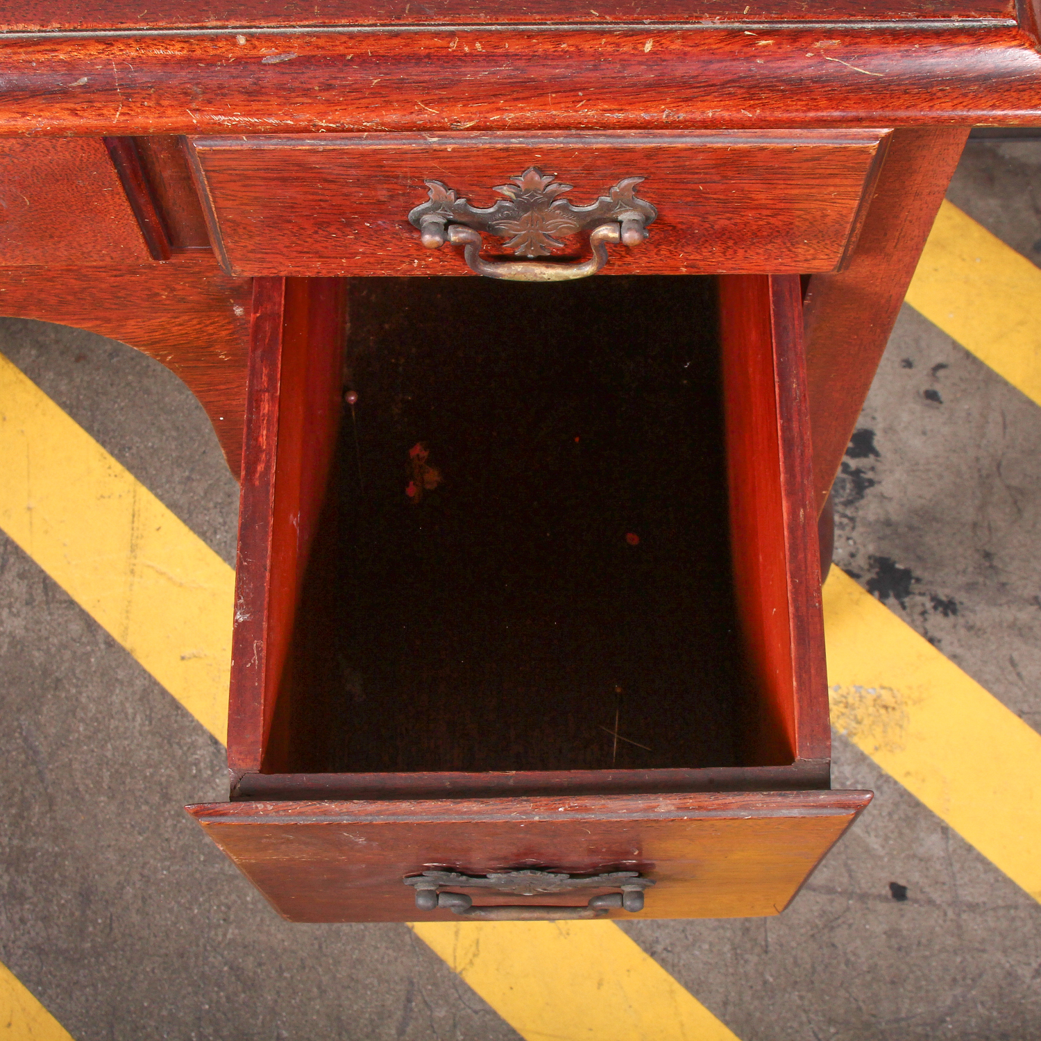 Vintage French Provincial Style Wooden Desk