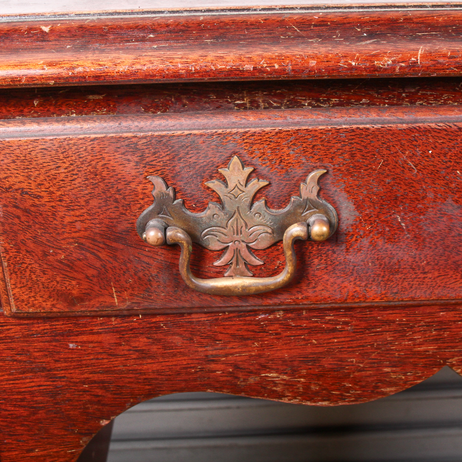 Vintage French Provincial Style Wooden Desk