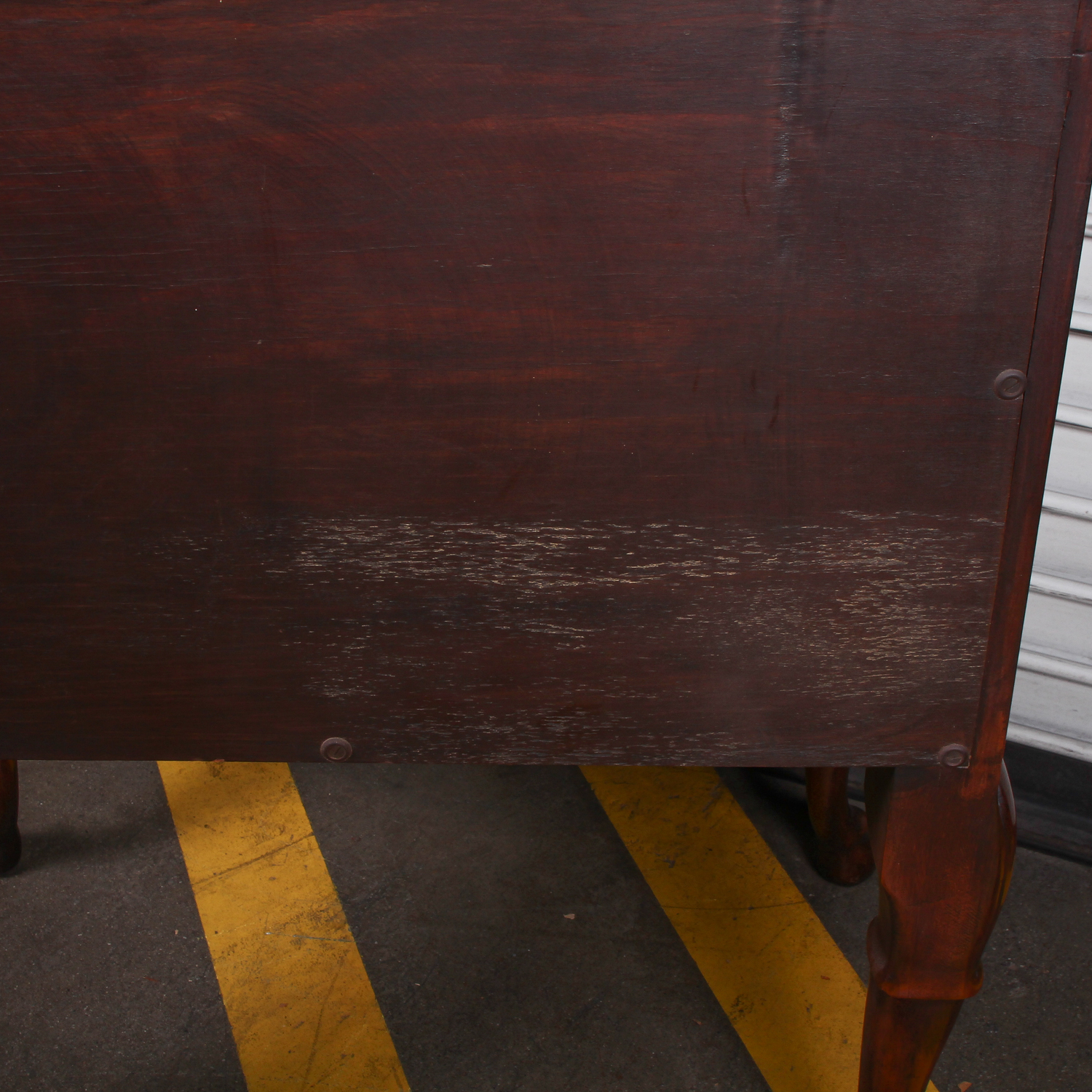 Antique Crotch Mahogany Side Table
