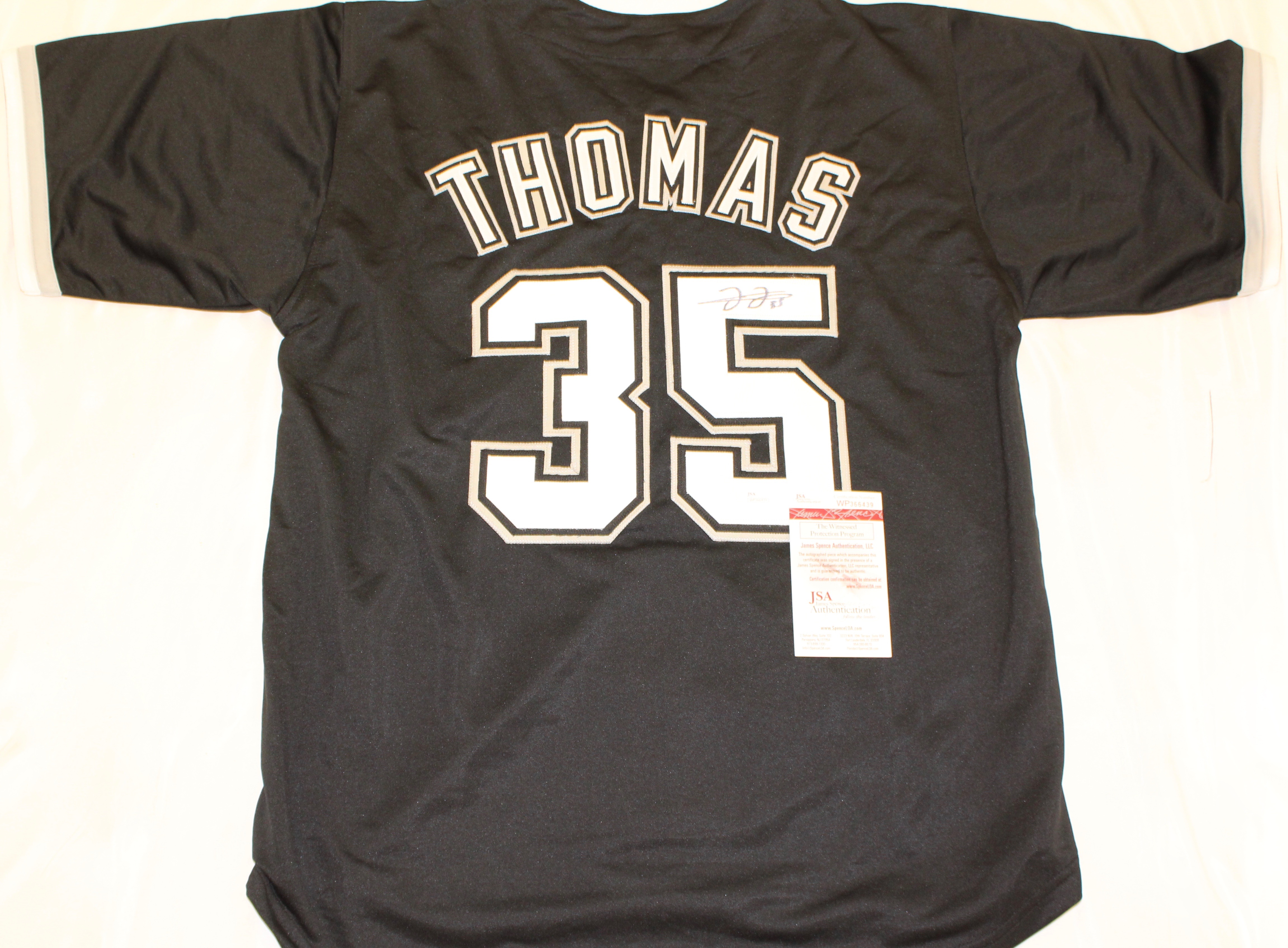 Frank Thomas Autographed White Sox Jersey - JSA COA
