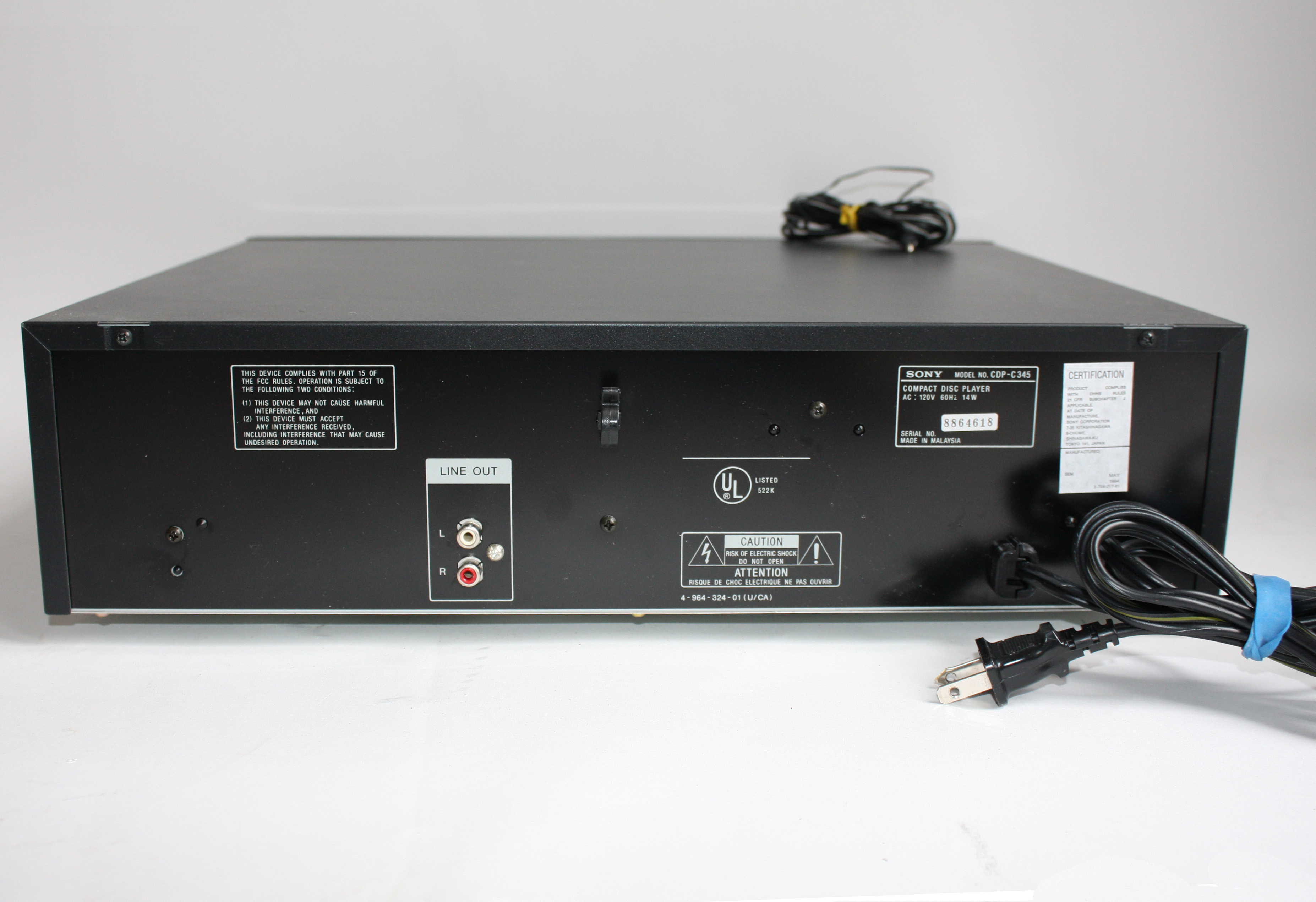 Yamaha Receiver, Sony CD Changer and KEF Speakers