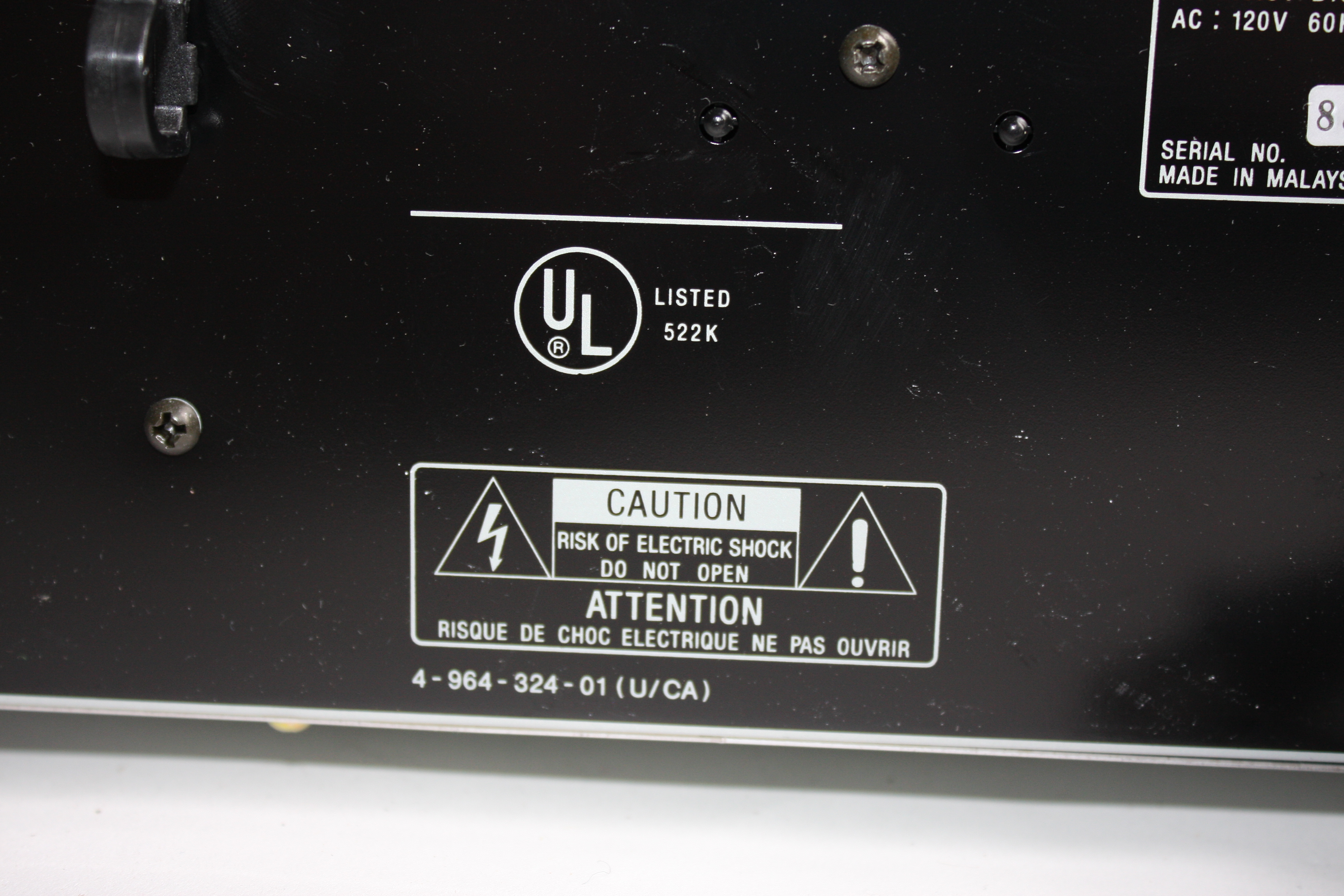 Yamaha Receiver, Sony CD Changer and KEF Speakers