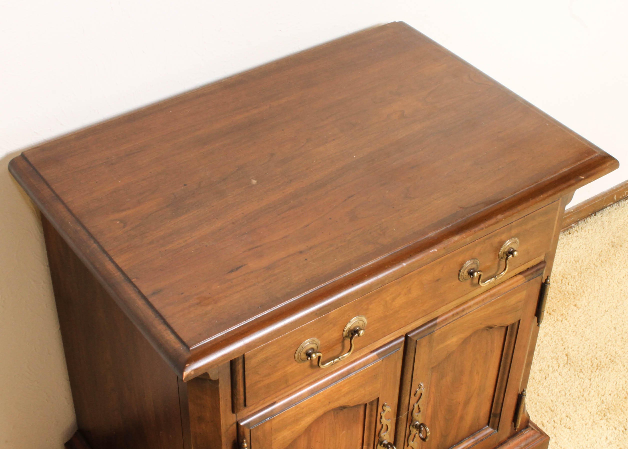 Pennsylvania House Vintage Wood Bedside Chest