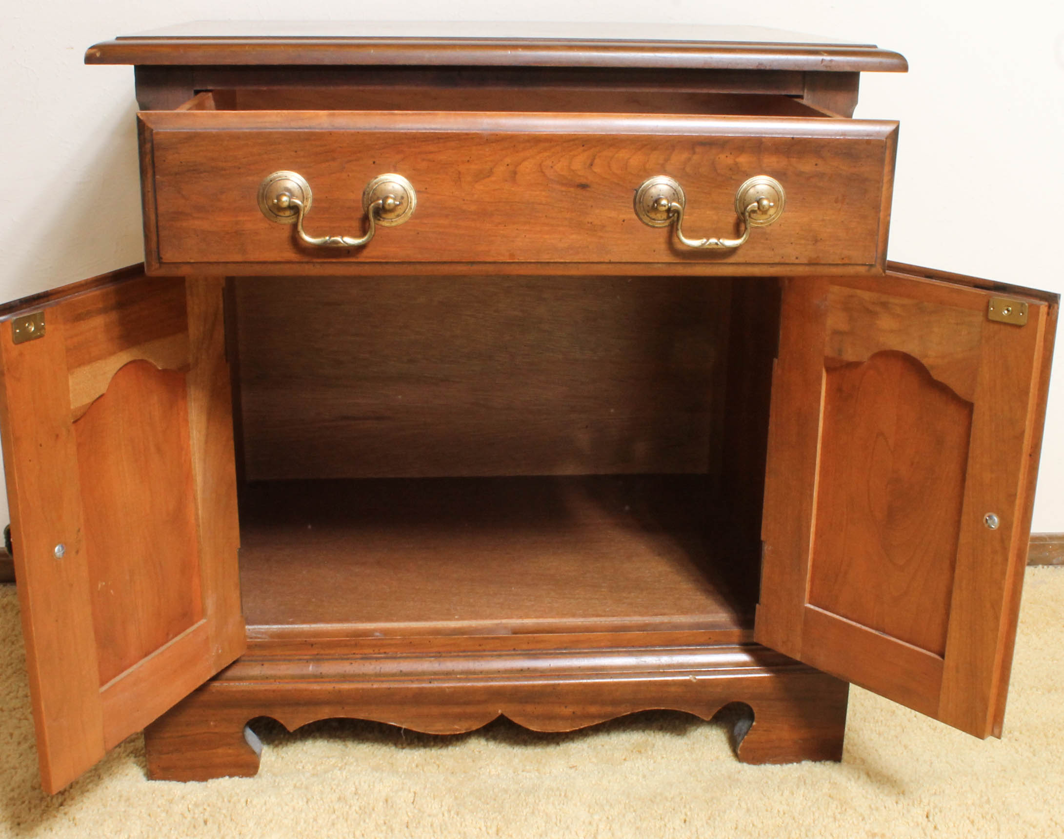 Pennsylvania House Vintage Wood Bedside Chest
