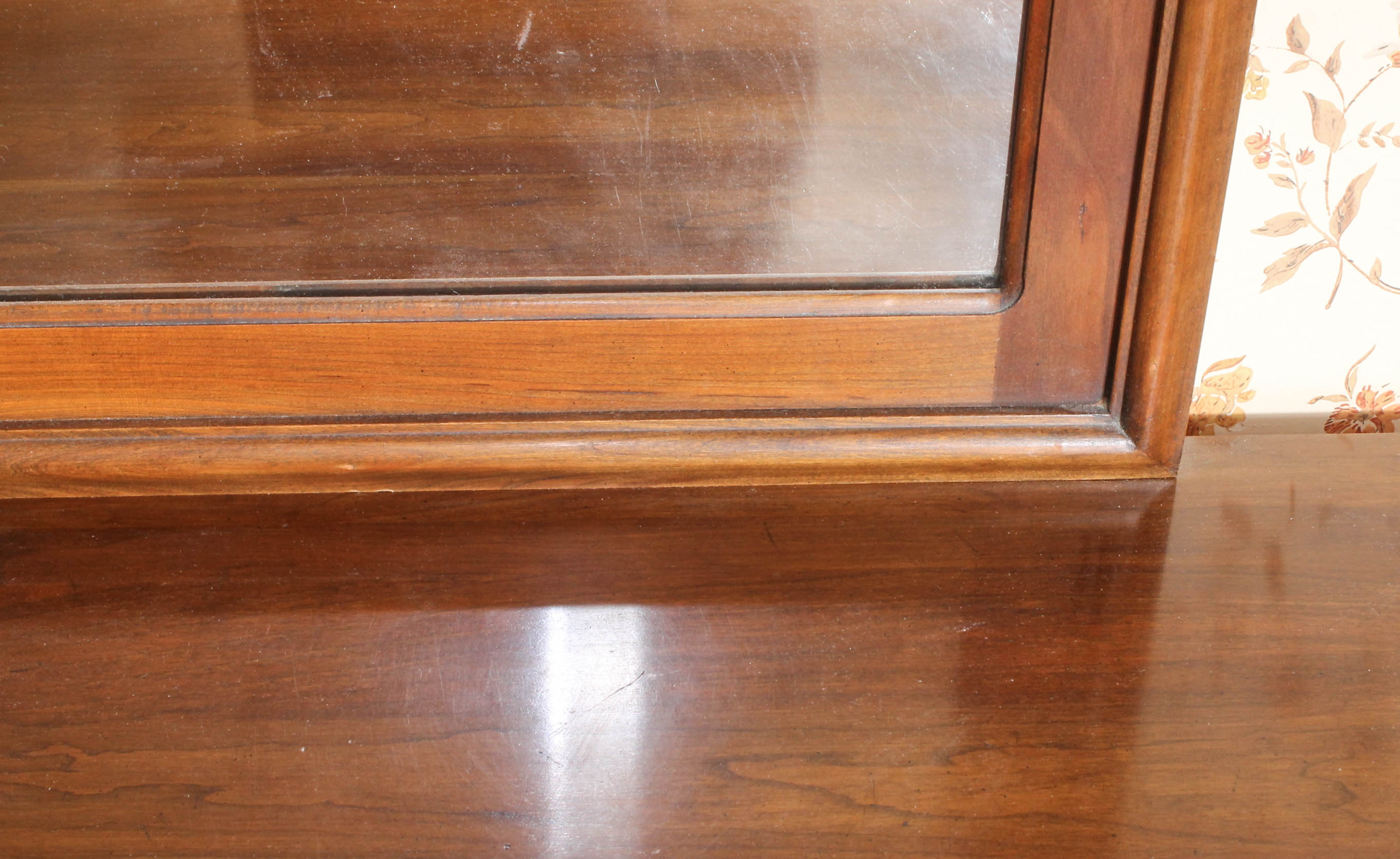 Vintage Wooden Dresser with Mirror