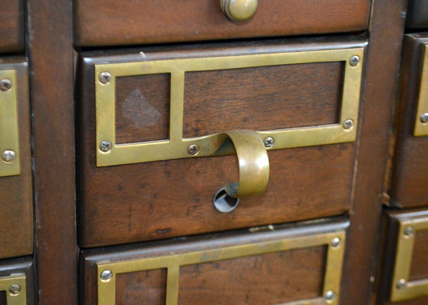 Vintage Library Card Catalog by Remington Rand Library Bureau