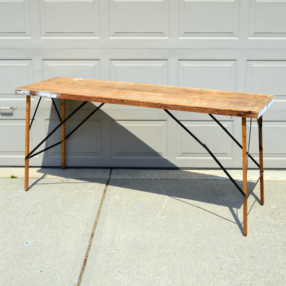 Folding Wallpaper Table