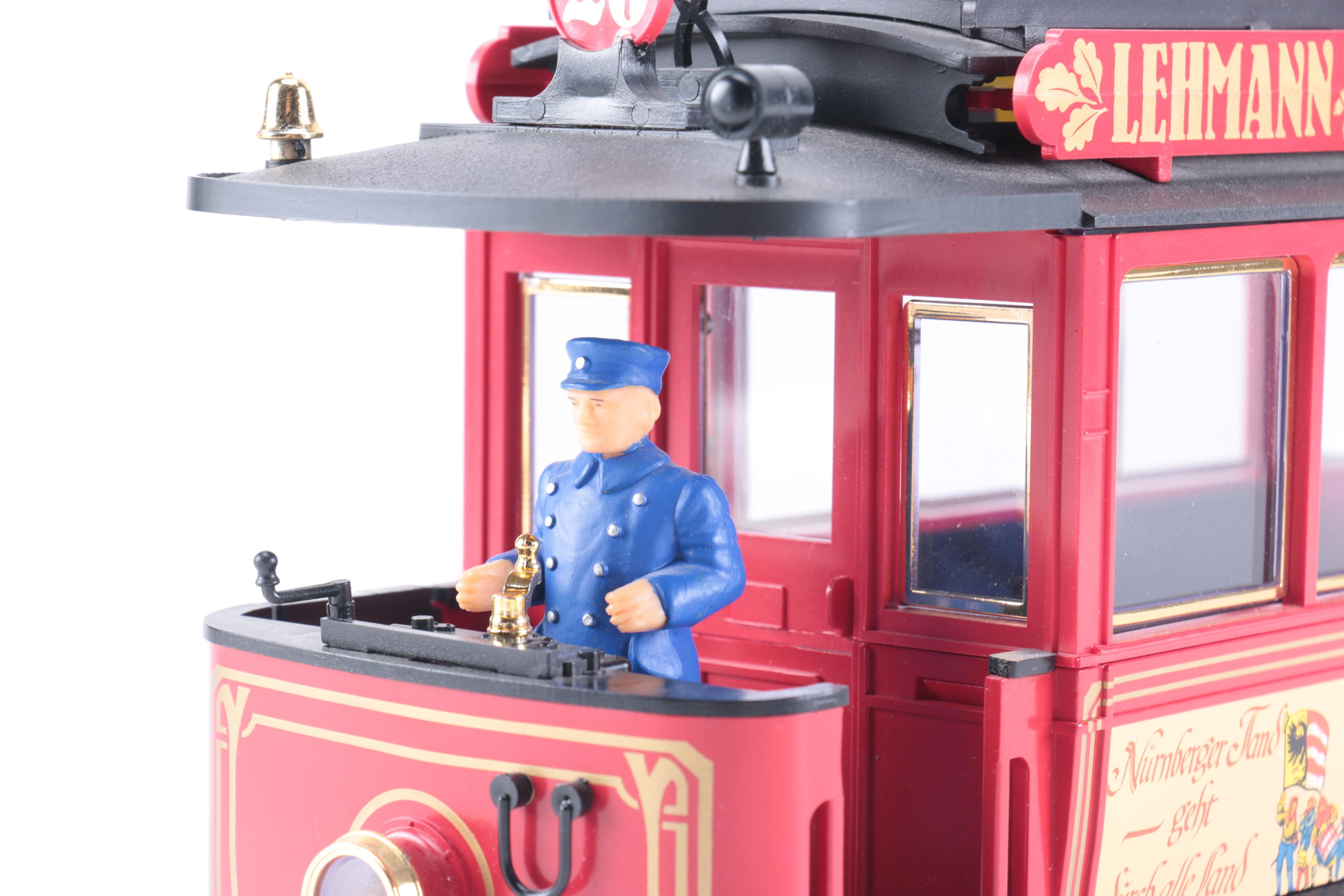 LGB 20th Anniversary Red Trolley Set