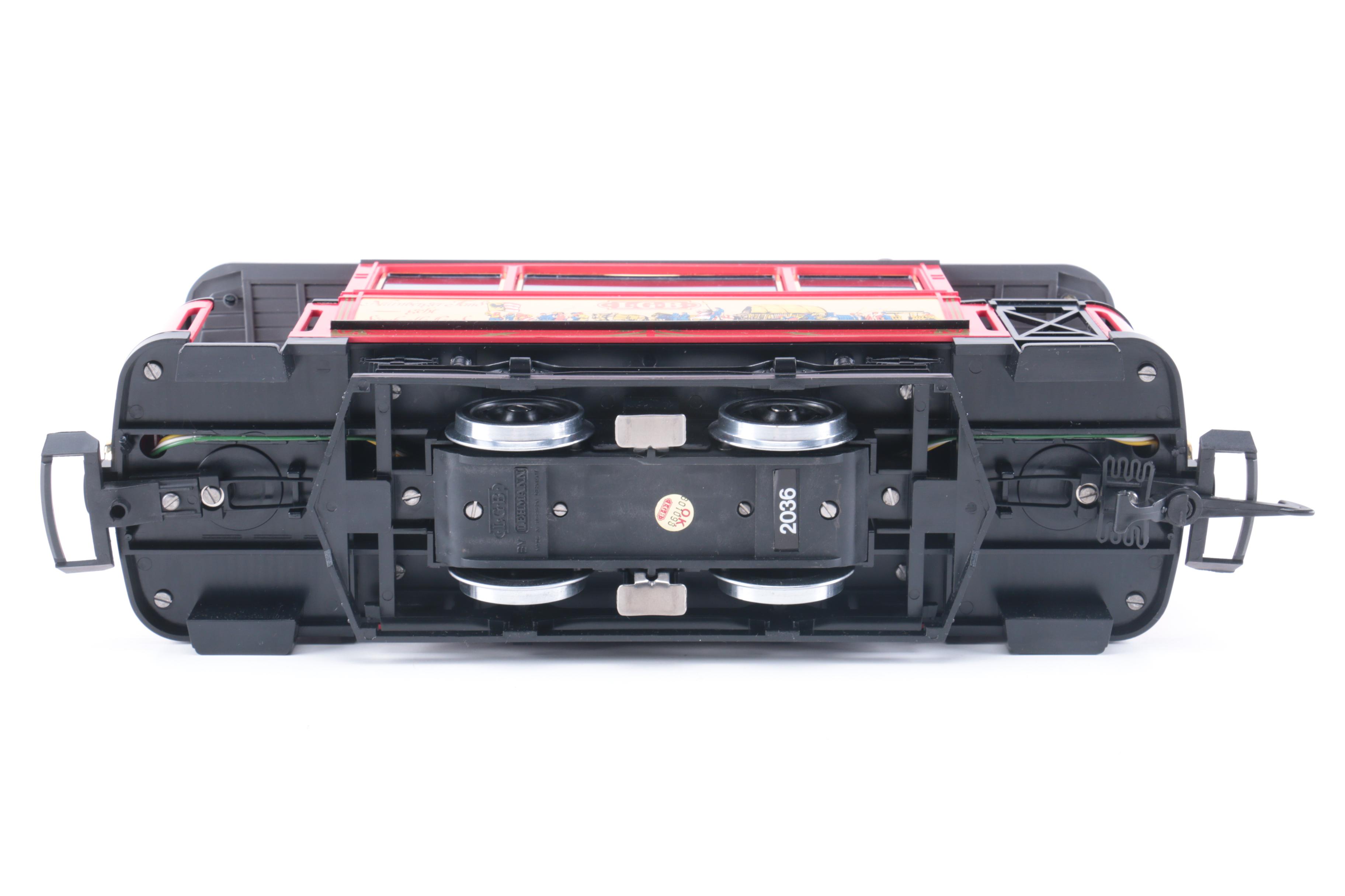 LGB 20th Anniversary Red Trolley Set