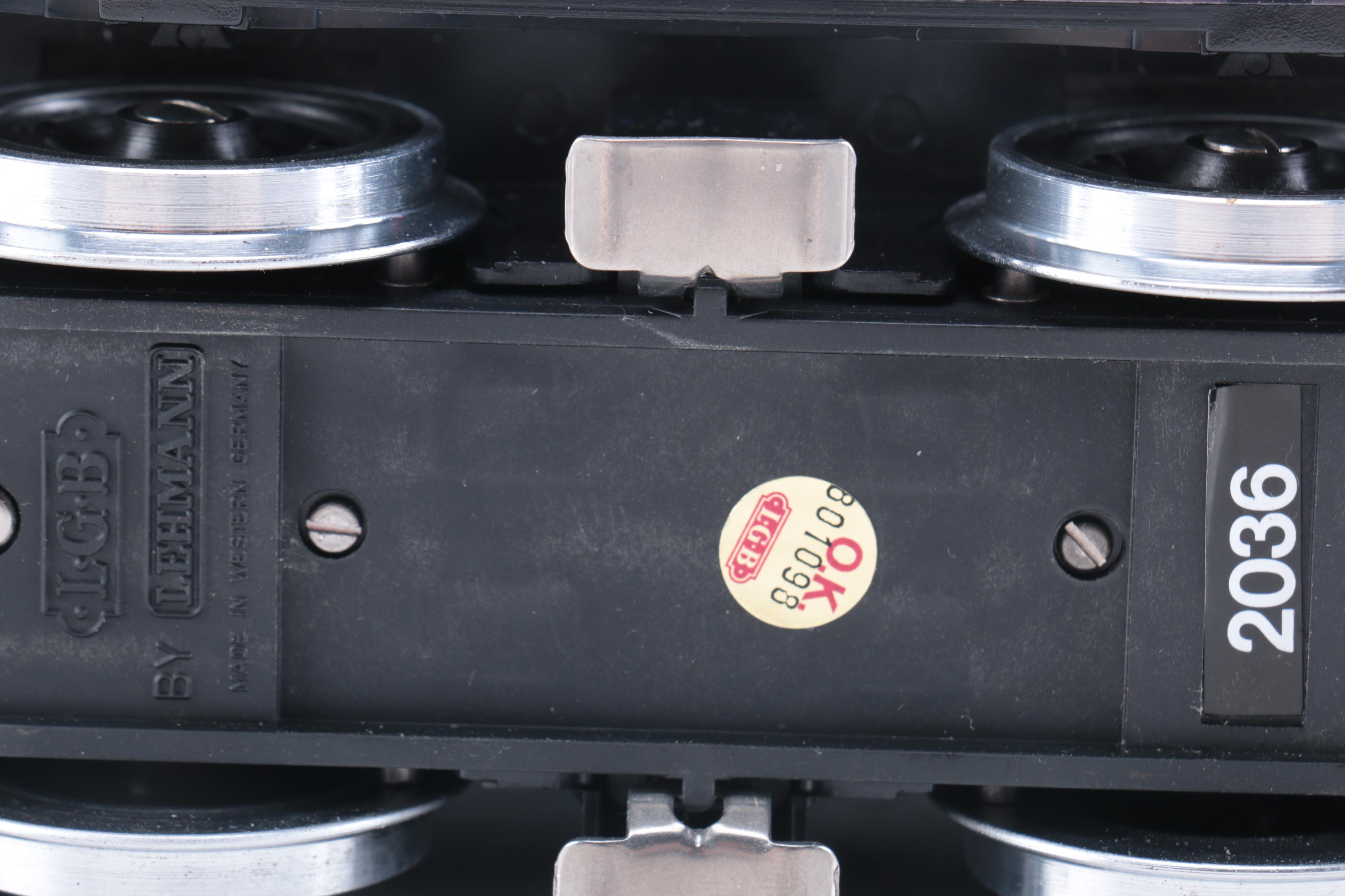 LGB 20th Anniversary Red Trolley Set