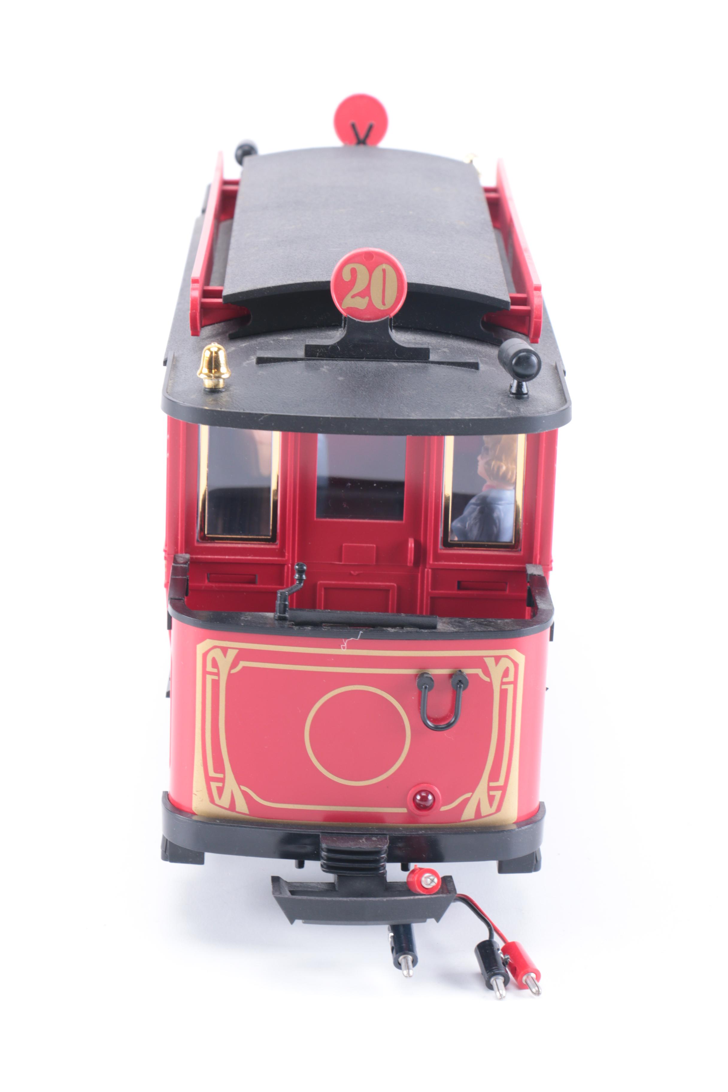 LGB 20th Anniversary Red Trolley Set