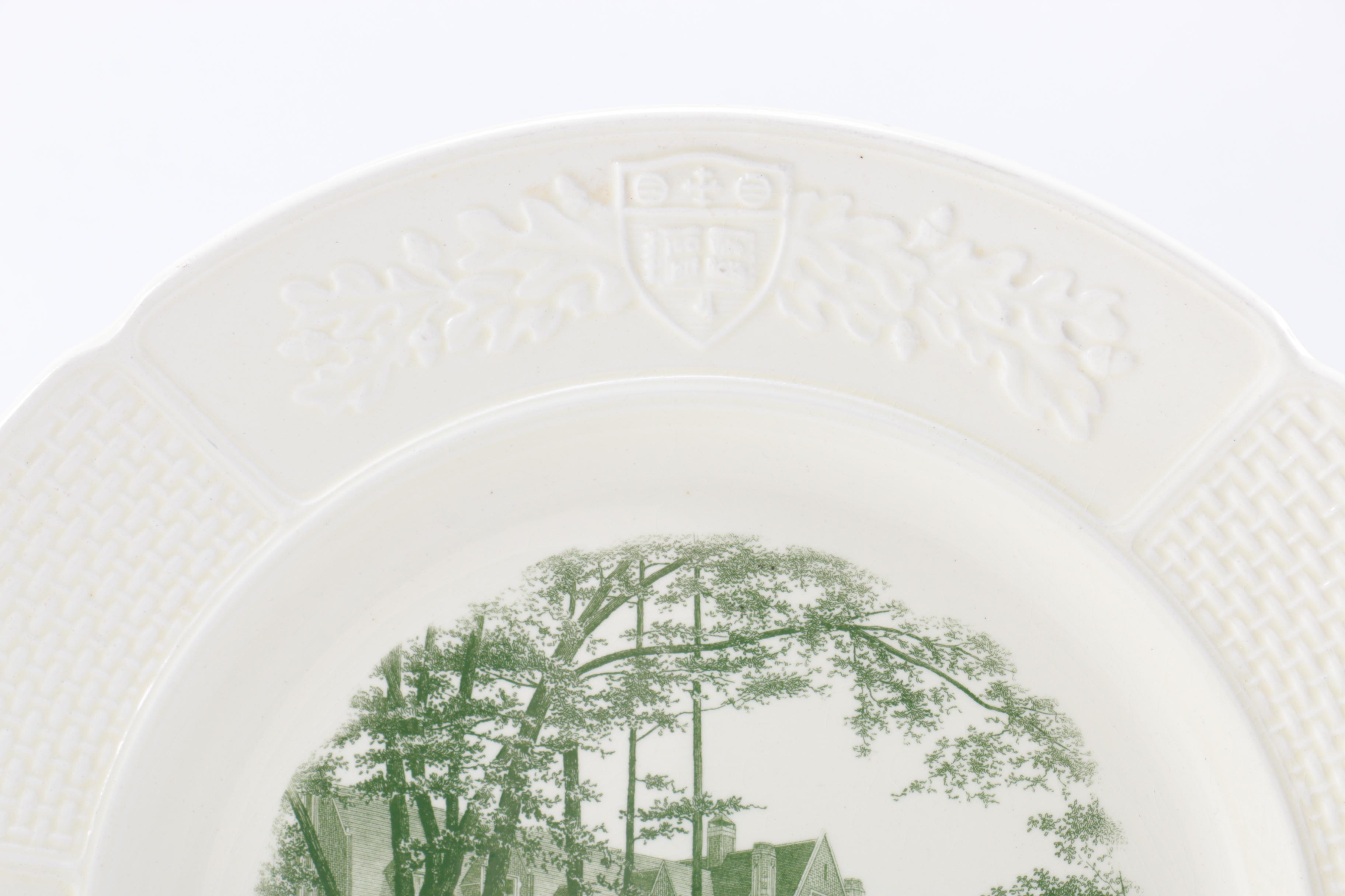 Collection of Wedgwood Wellesley College Plates