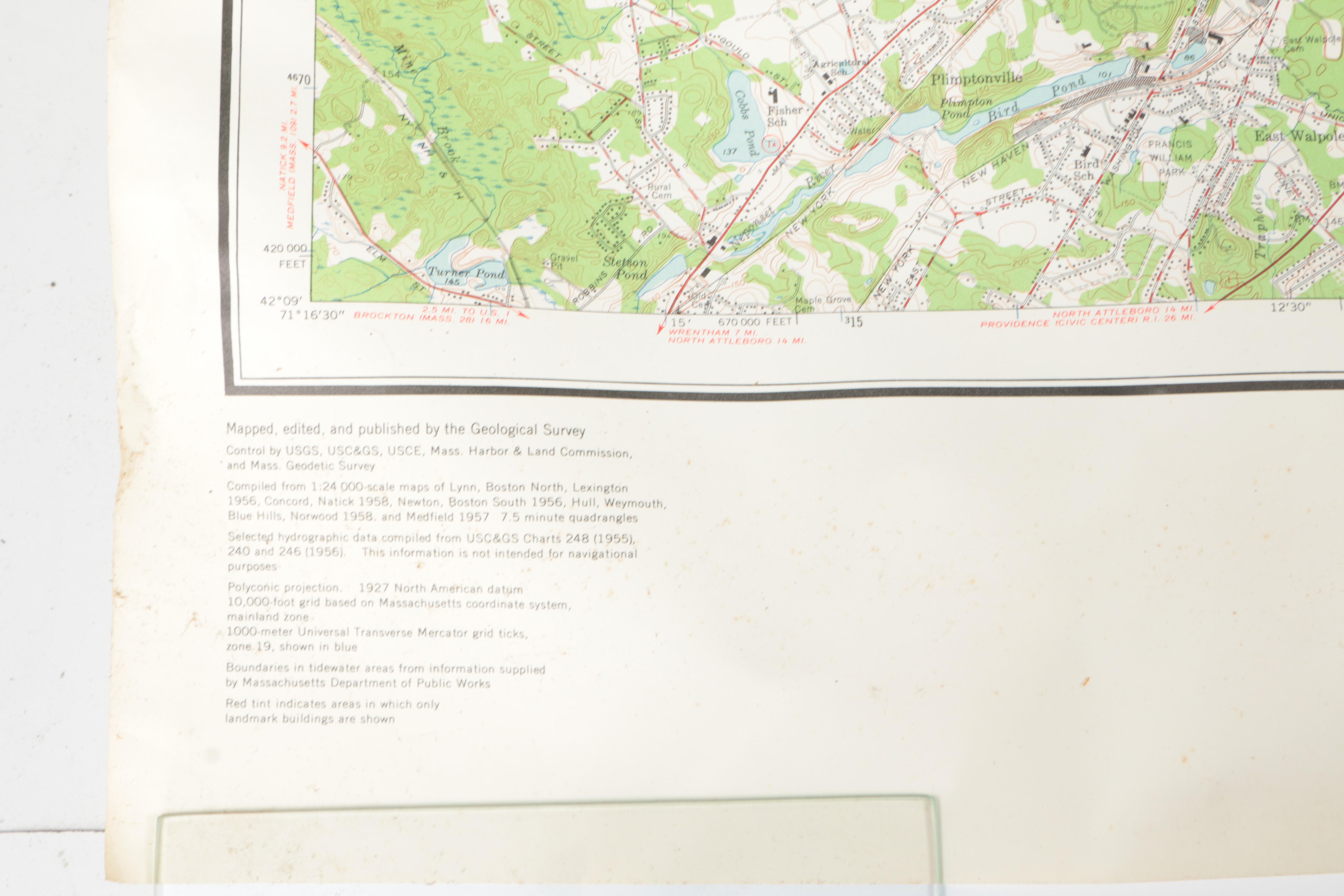 Map "Boston and Vicinity, Mass."