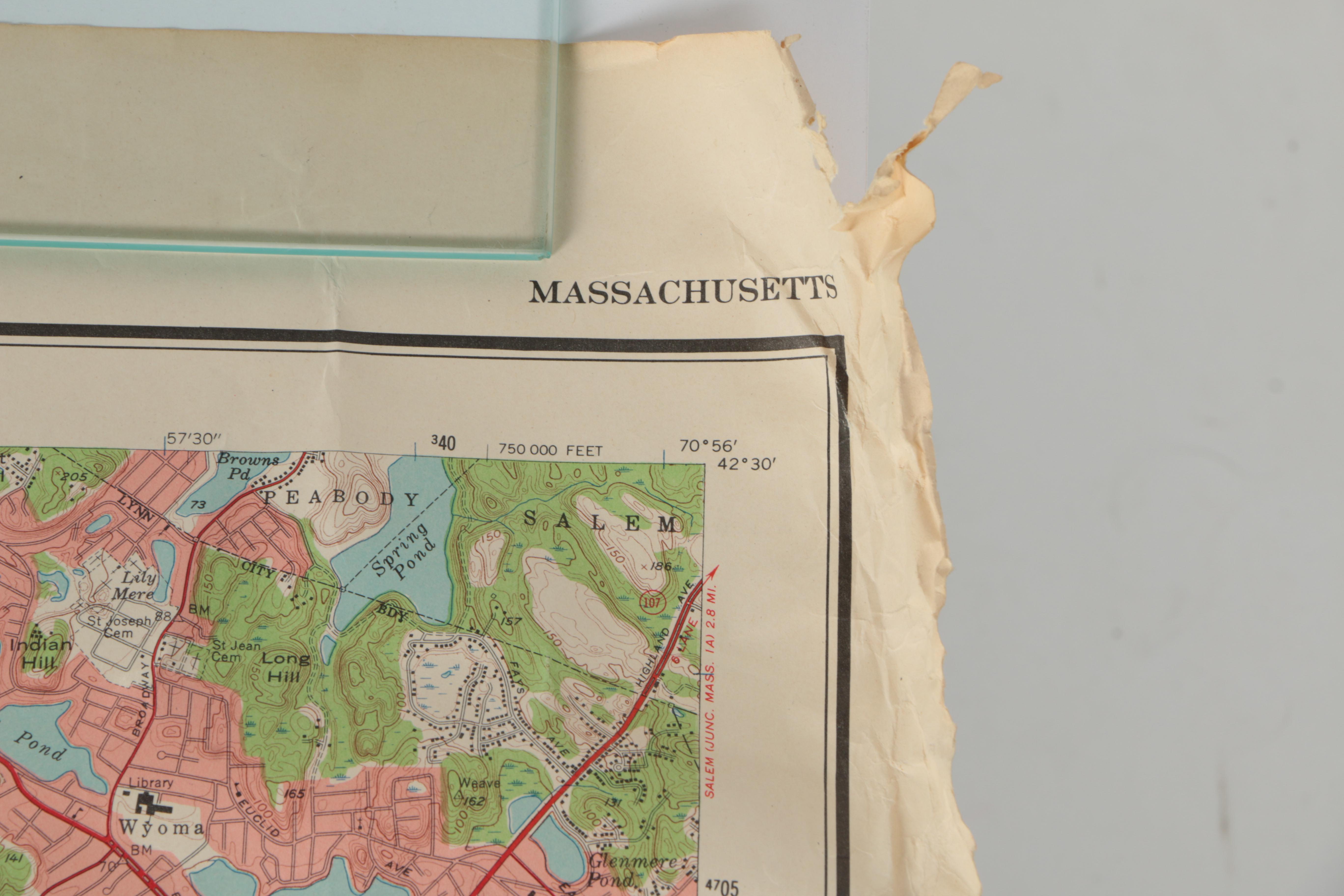 Map "Boston and Vicinity, Mass."