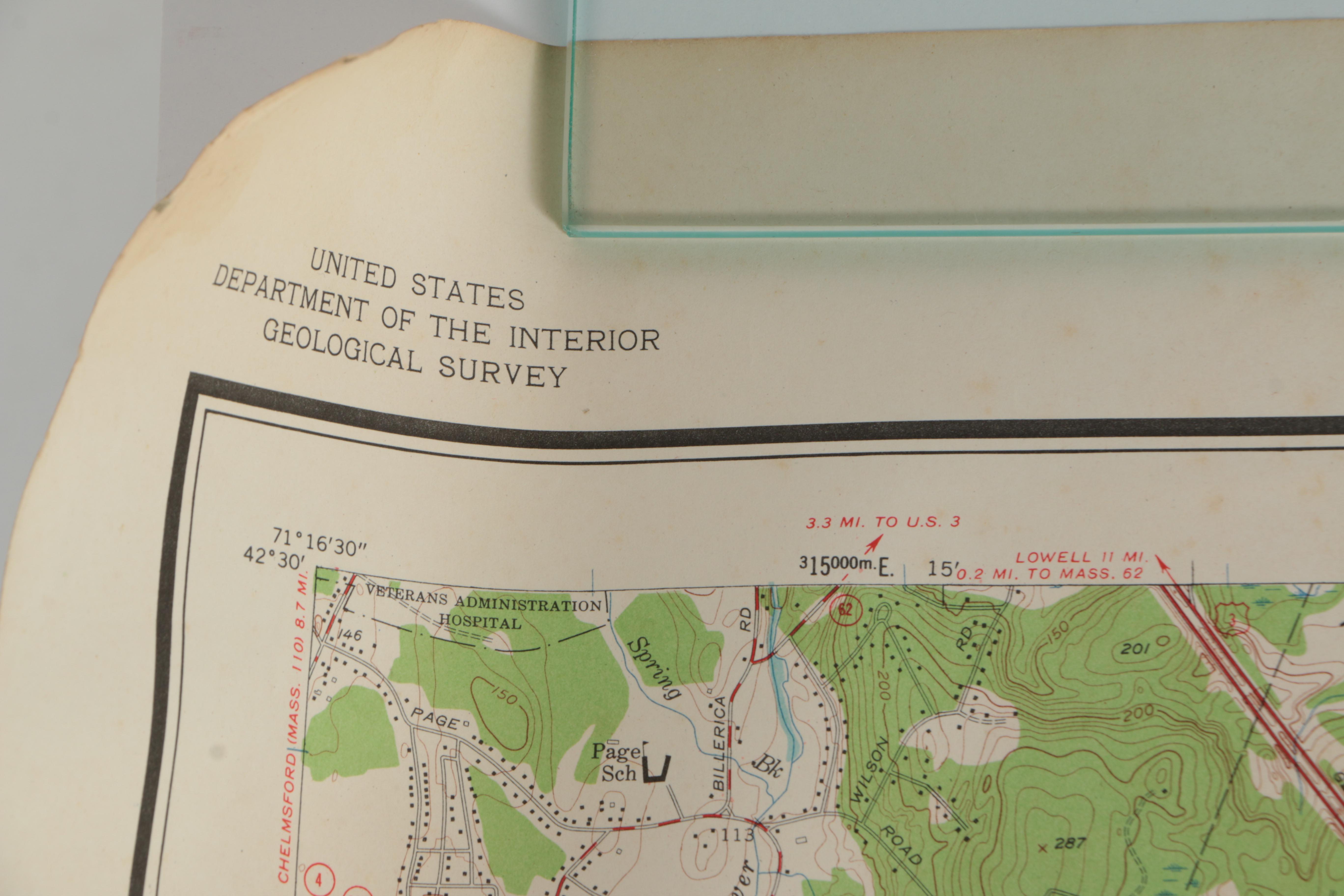 Map "Boston and Vicinity, Mass."