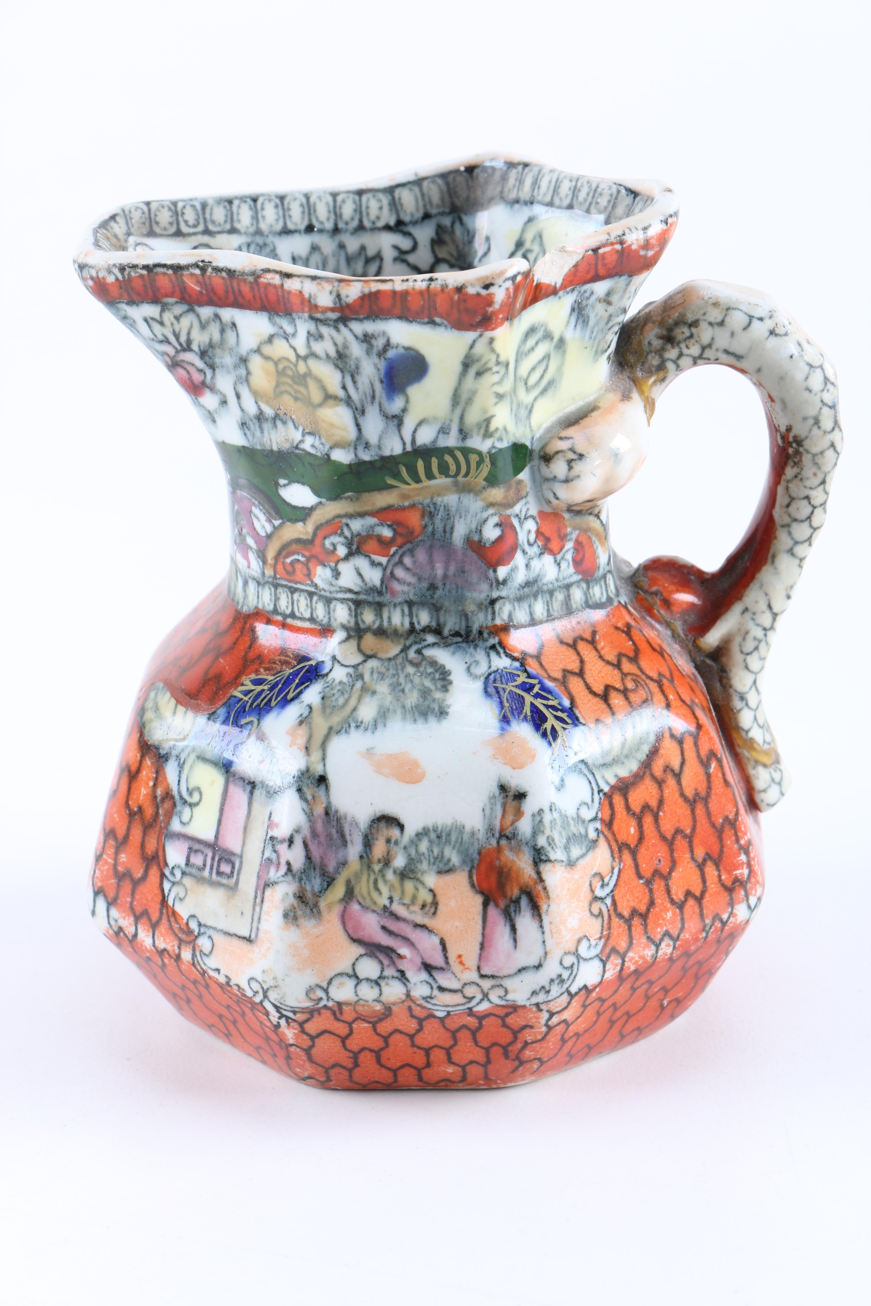 Antique Mason's Patent Ironstone Jug and Another