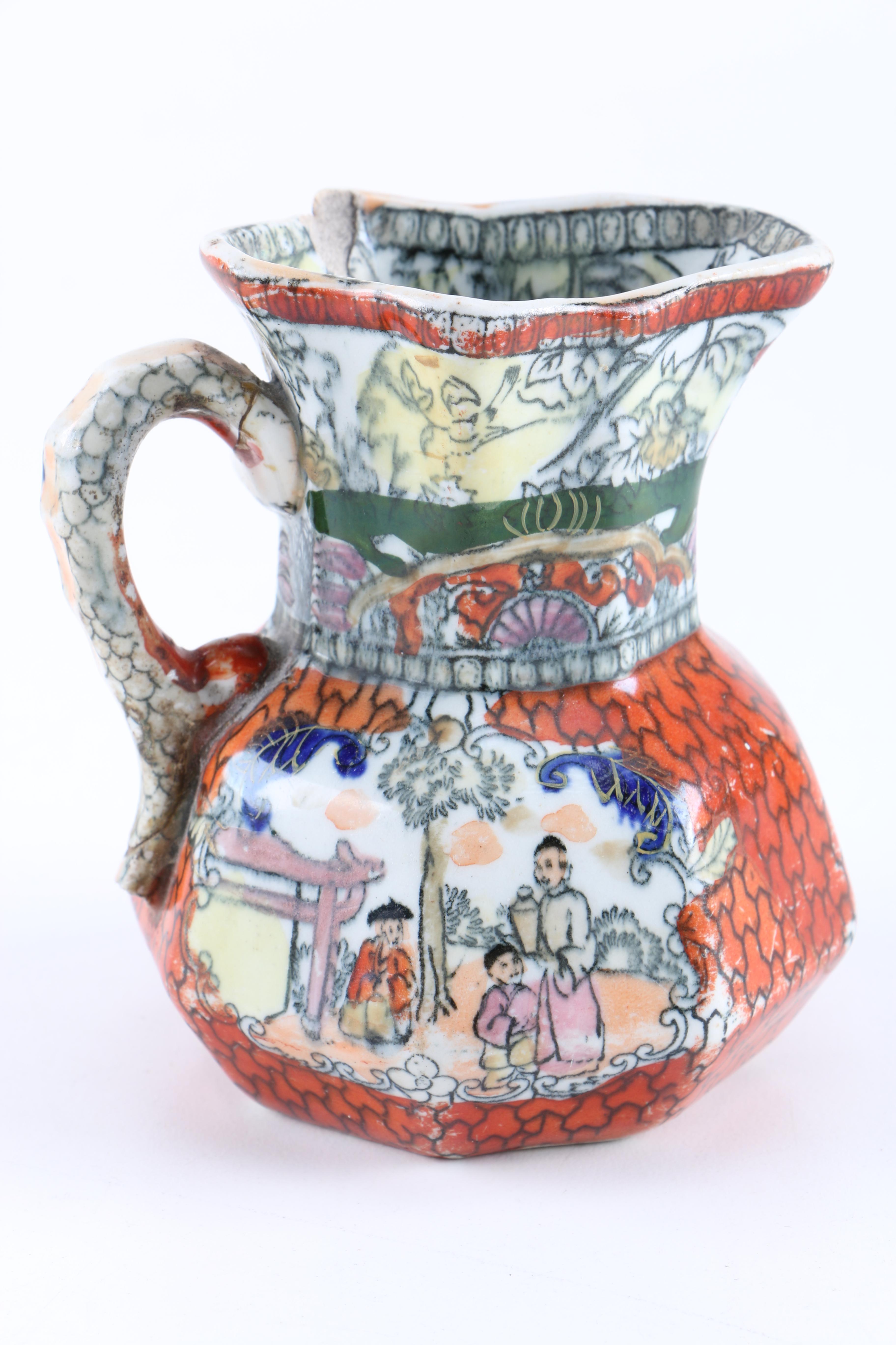 Antique Mason's Patent Ironstone Jug and Another