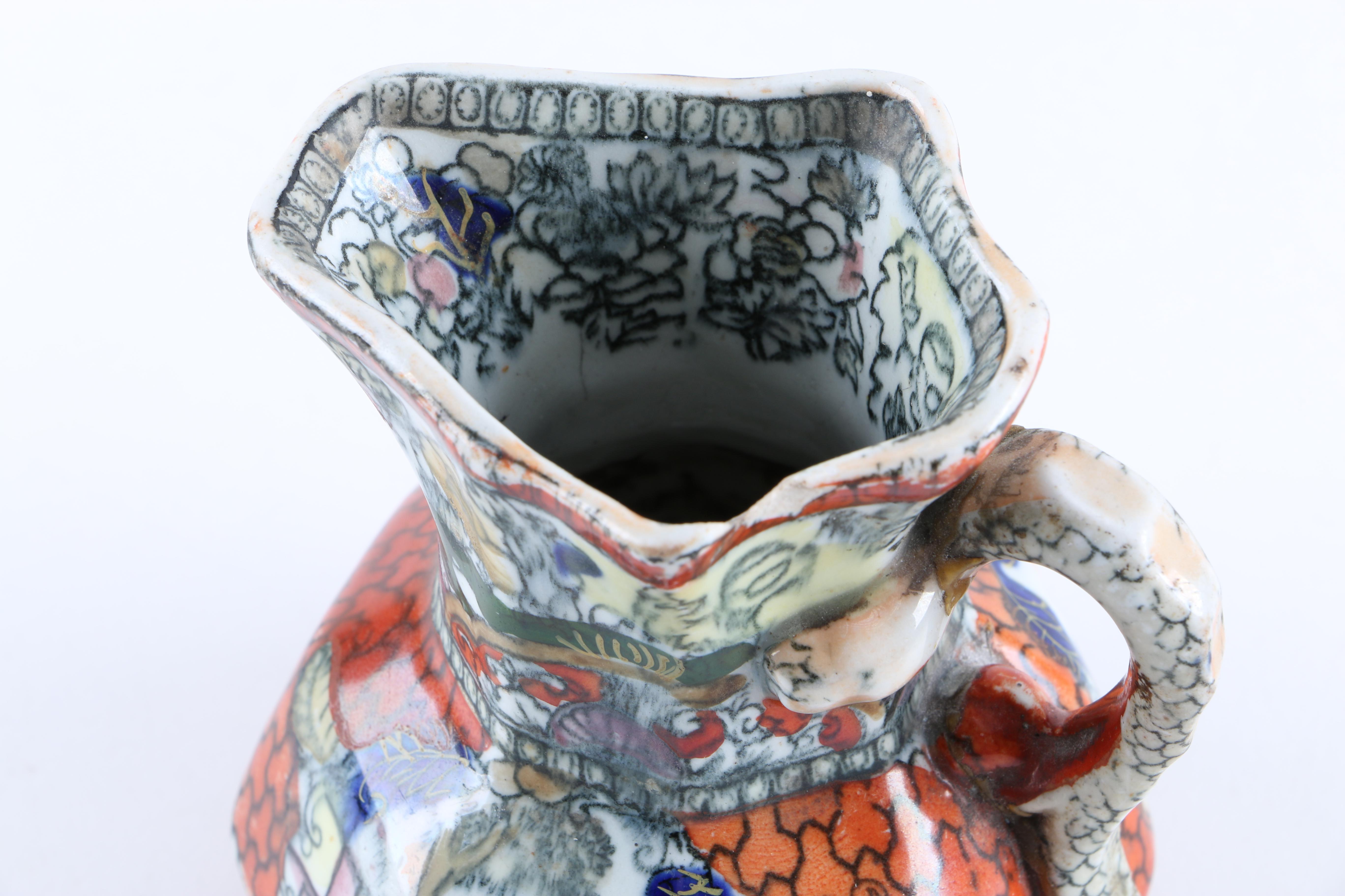 Antique Mason's Patent Ironstone Jug and Another