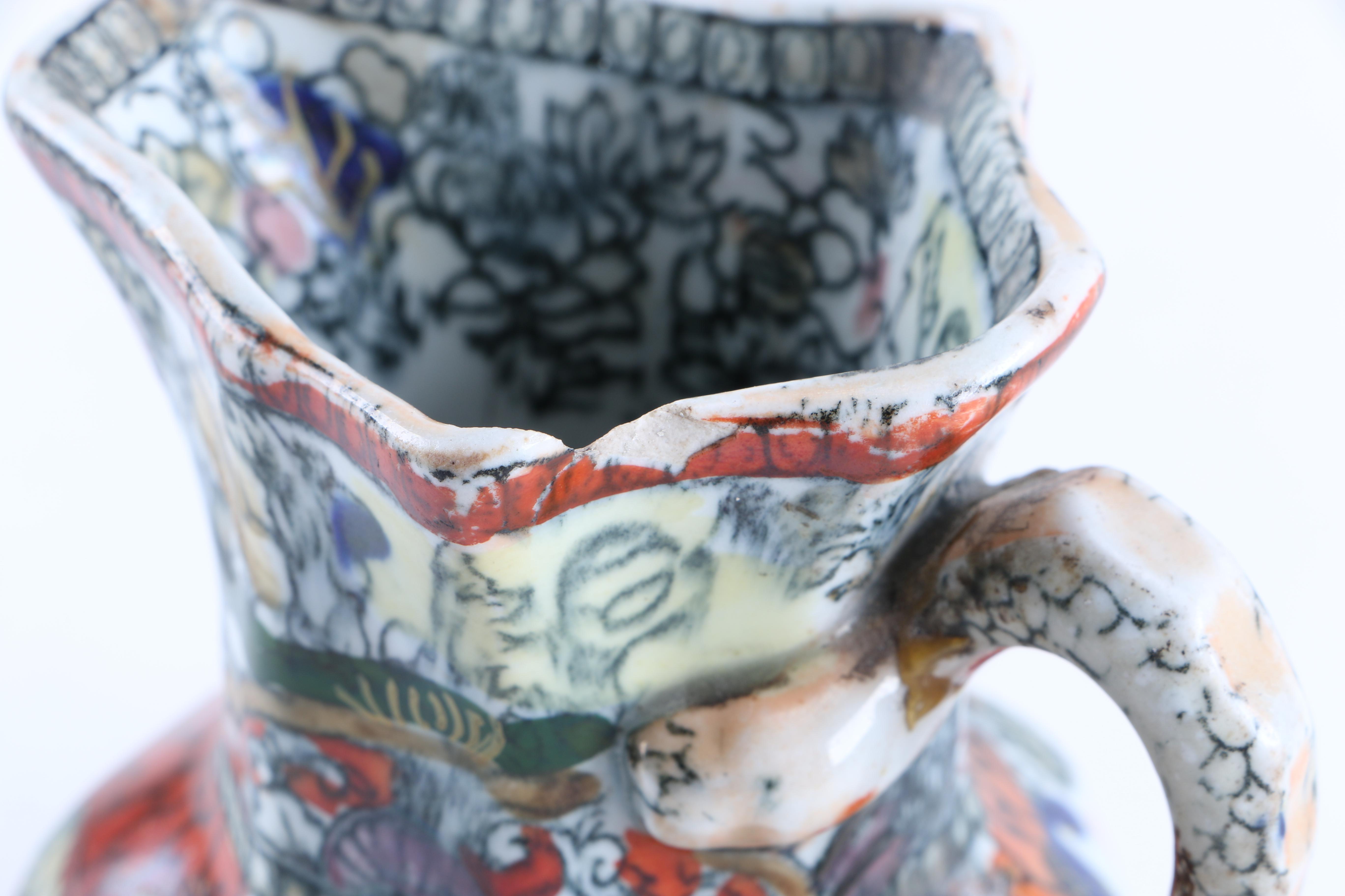 Antique Mason's Patent Ironstone Jug and Another