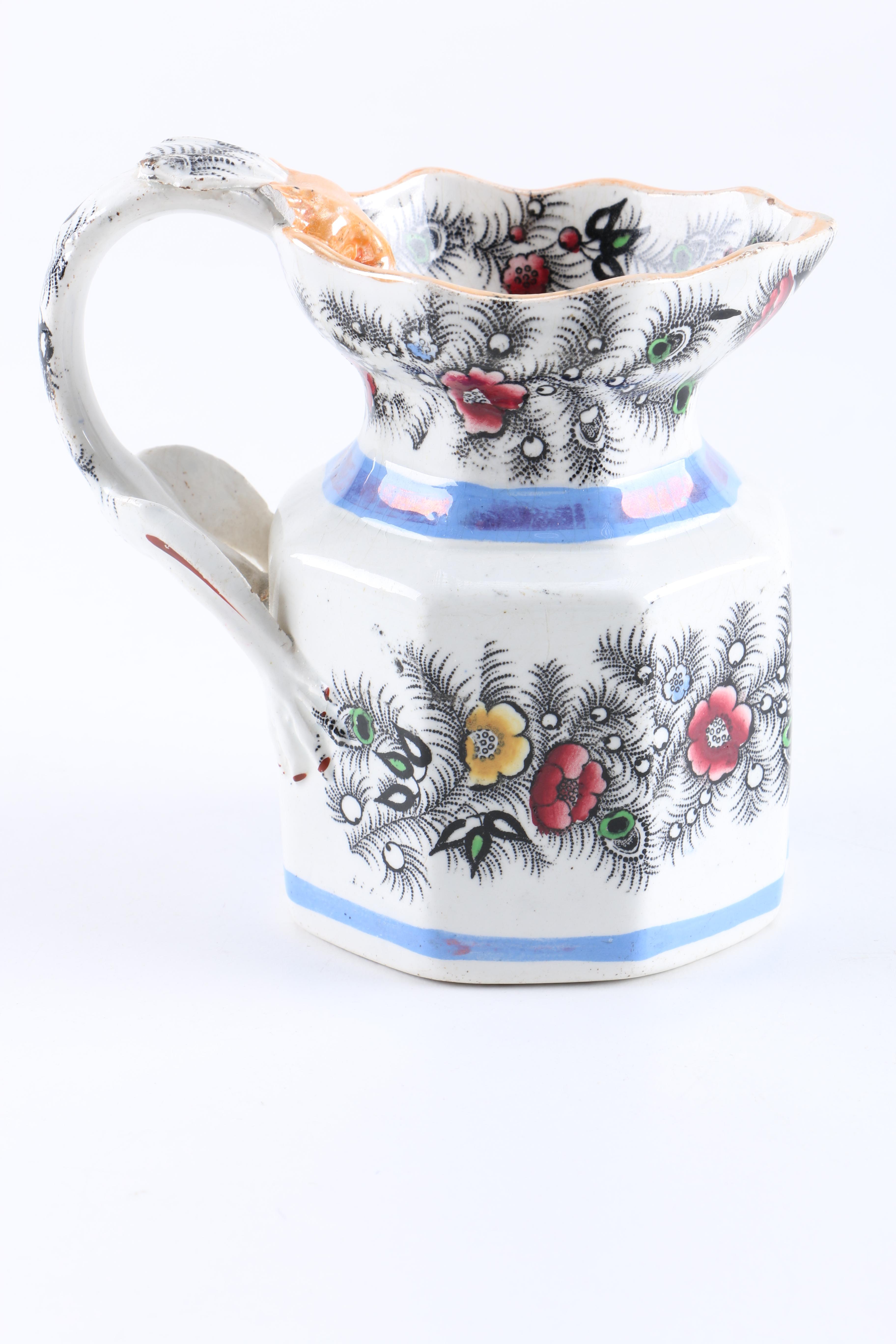 Antique Mason's Patent Ironstone Jug and Another