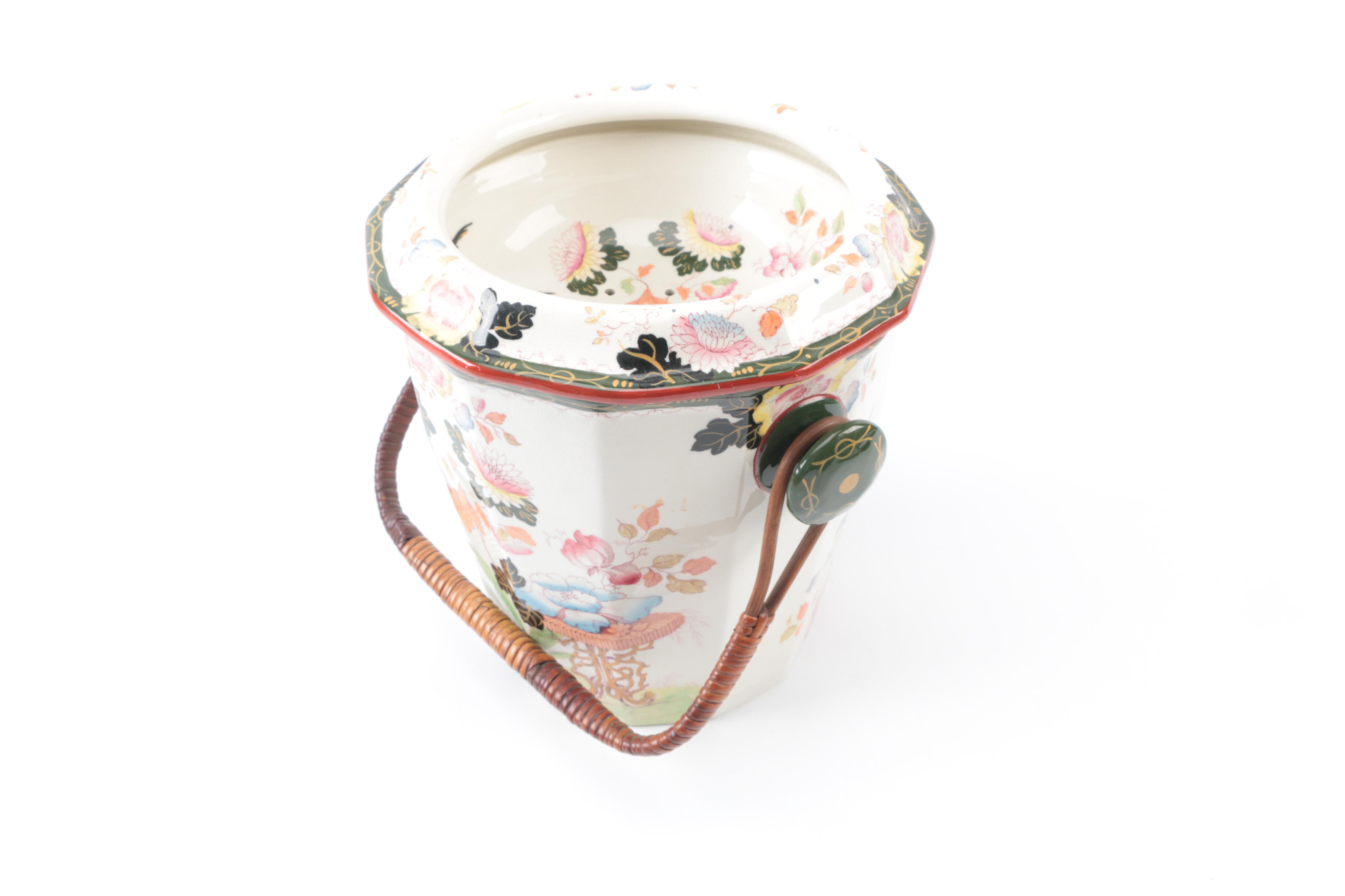 Antique Mason's Ironstone Slop Jar