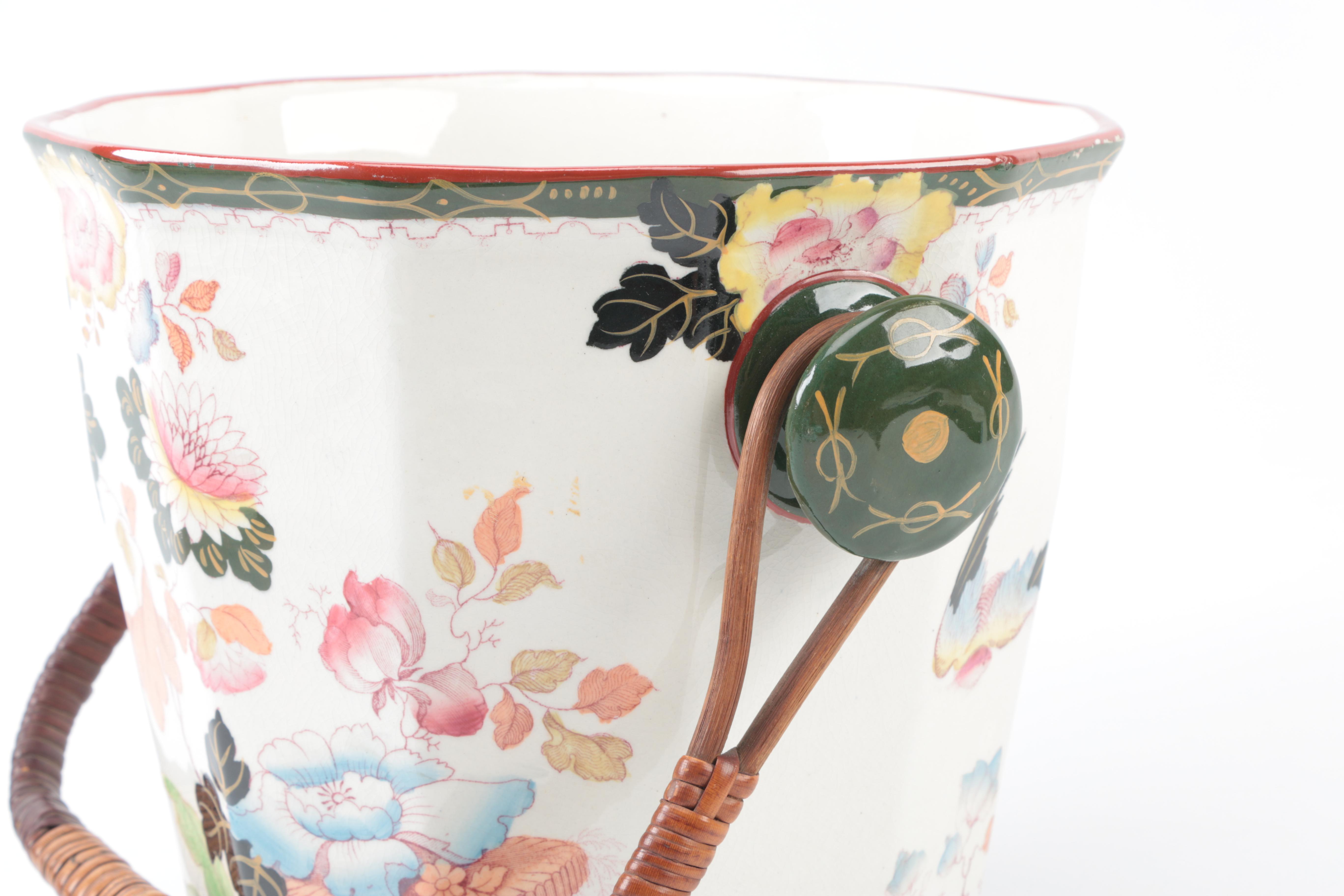 Antique Mason's Ironstone Slop Jar