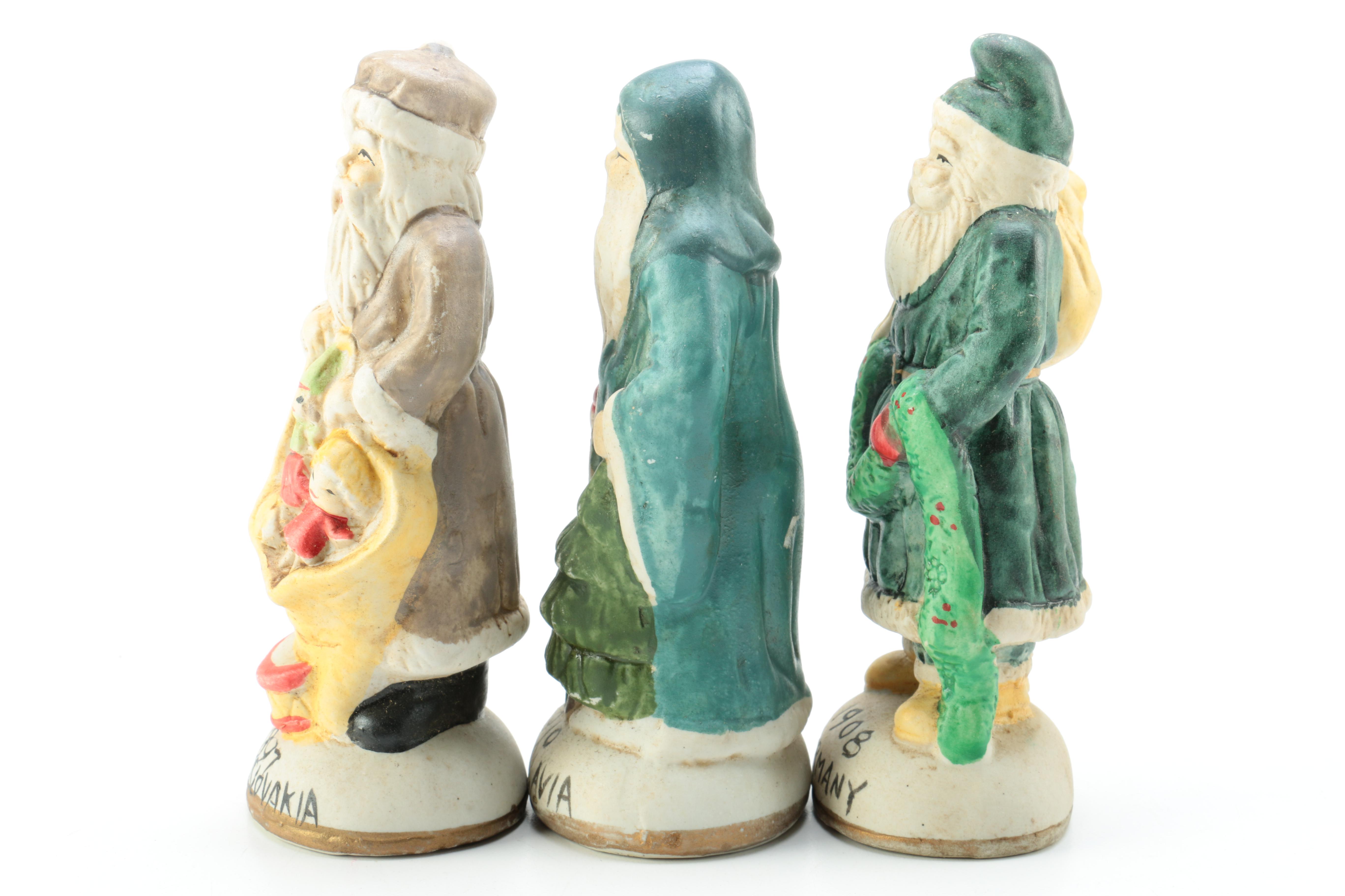 Around the World Santa Claus Figurines