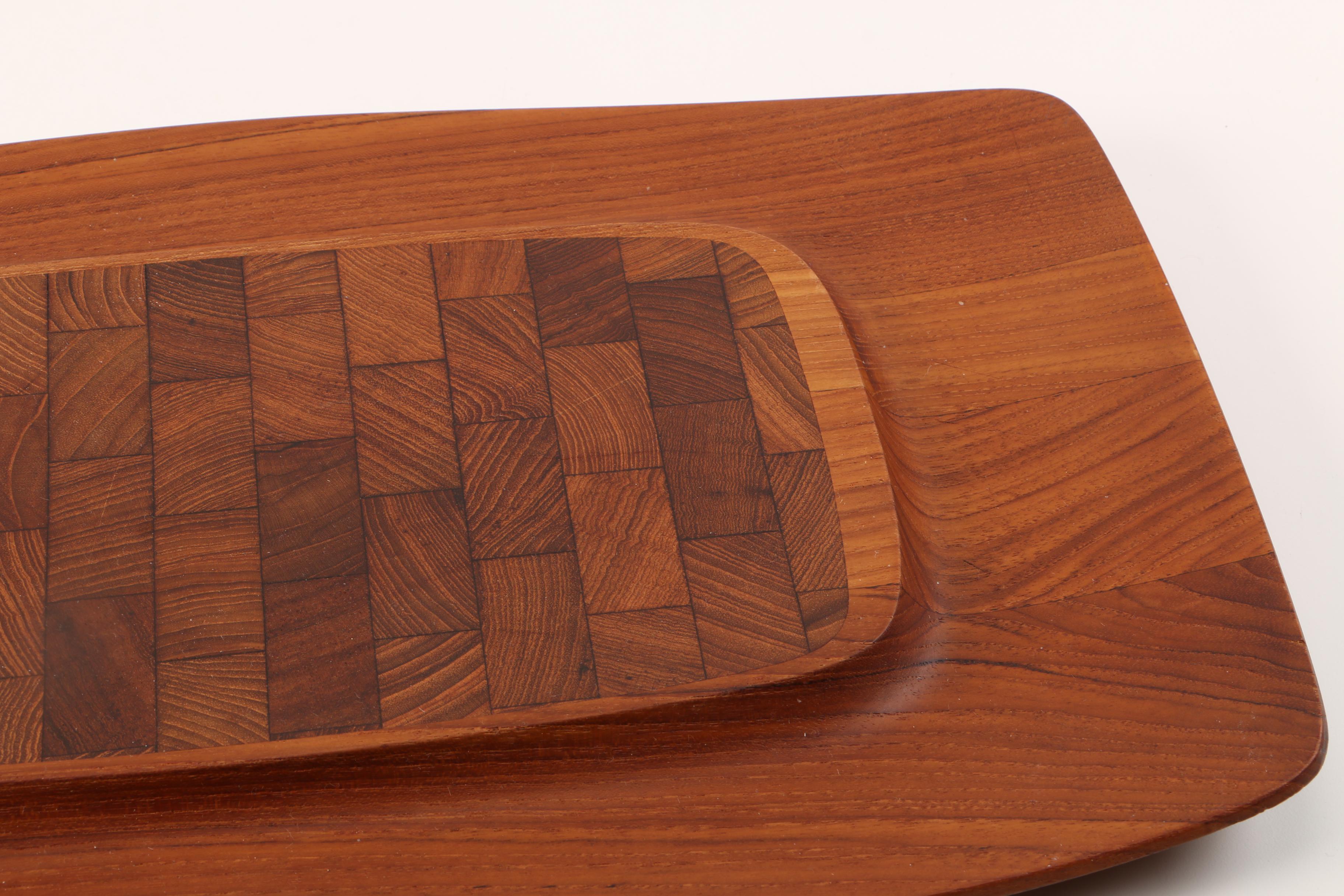 Danish Modern Teak Candleholders + Jens Quistgaard Cutting Board